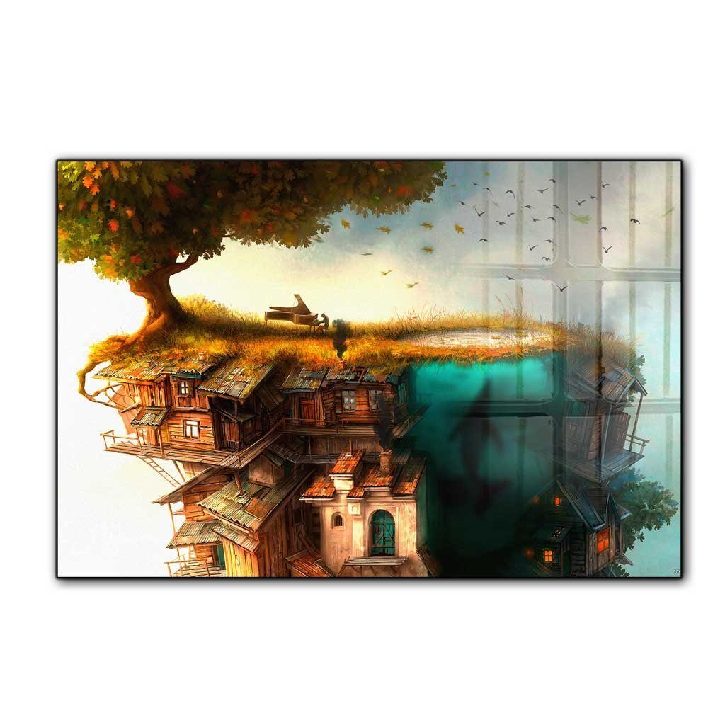 Mister-Kreativ XXL-Wandbild Fantasy Garden - Premium Wandbild, Viele Größen  + Materialien, Poster + Leinwand + Acrylglas | Poster