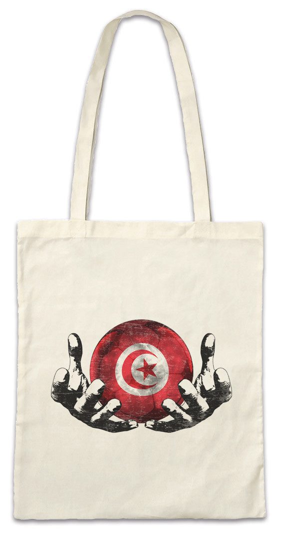 Beuteltasche Tunisia Football Magic Ball Stofftasche Tunesien Tunesisch Tunesische