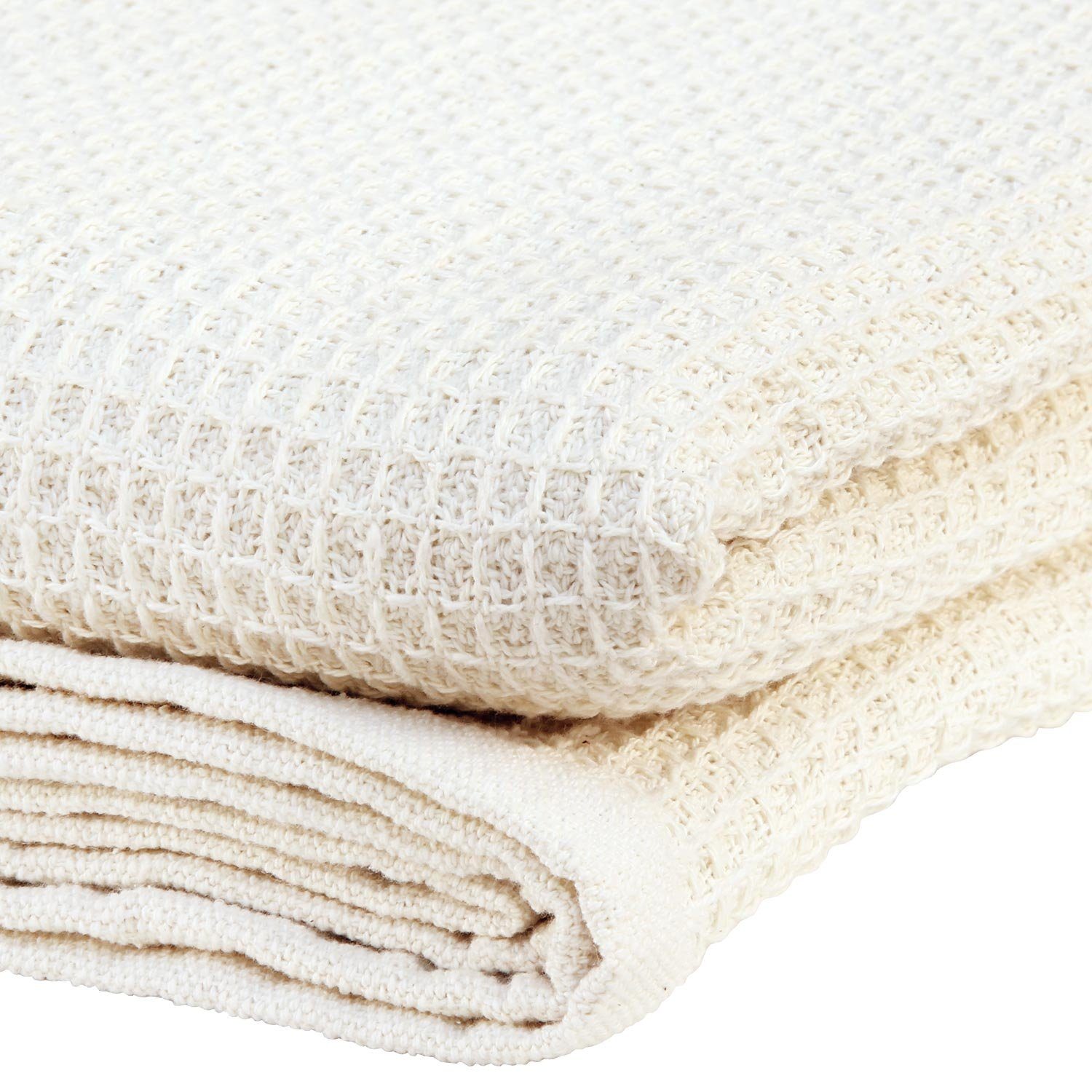 Wohndecke Baumwoll-Decke Waffel-Piqué natur, bodhi günstig online kaufen