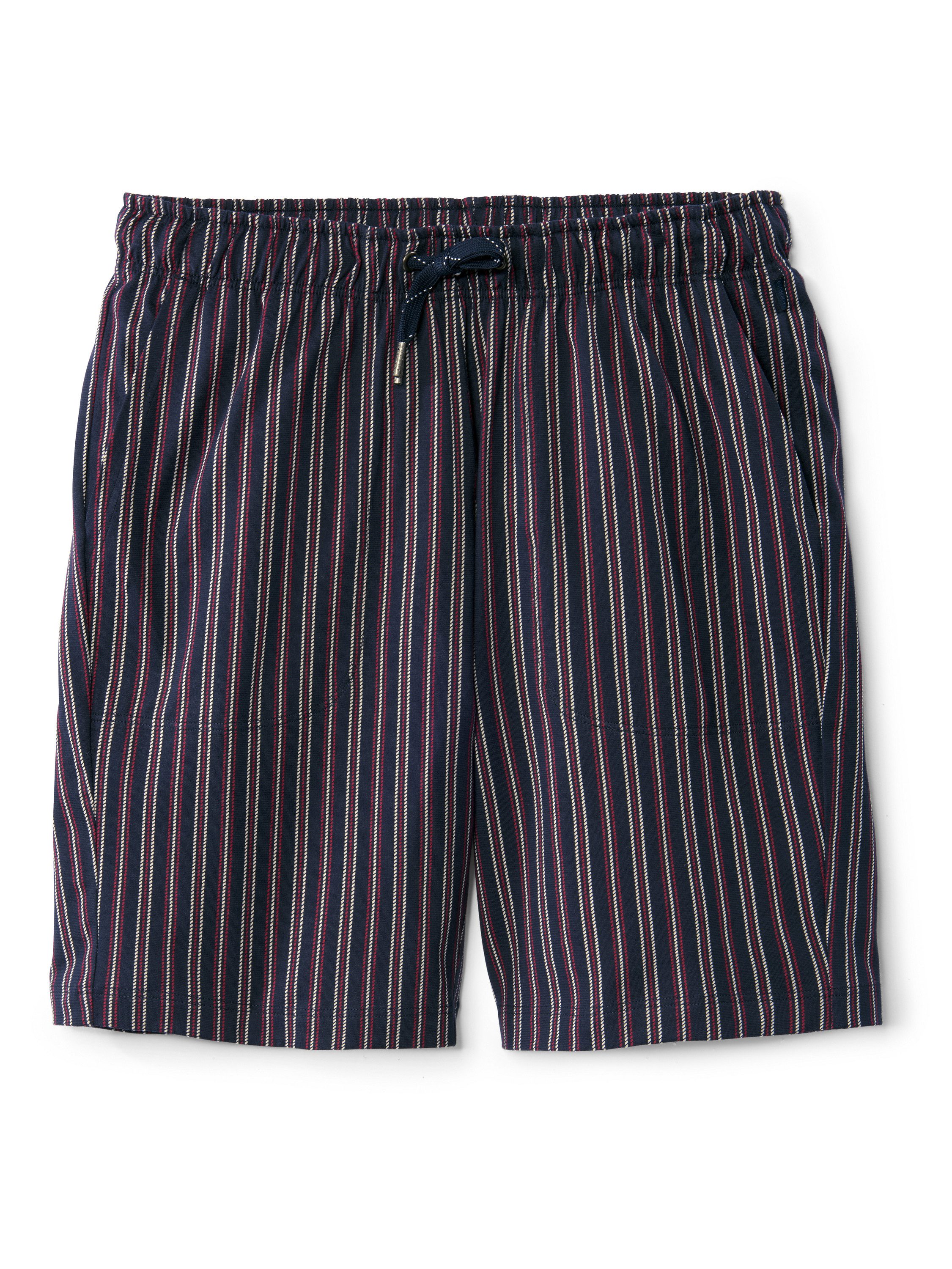 CALIDA Pyjamashorts Remix Basic Sleep Herren (1-tlg) weich, mit Tunnelzugbund und Seitentaschen