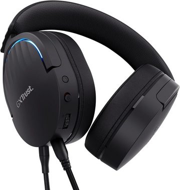 Trust Gaming GXT 490 Fayzo Gaming-Headset (Stilvolle RGB-Beleuchtung, Mit Kabel, 85% Recyclingkunststoff,Surround Sound,50mm Treiber,2m Kabel,Mikrofon)