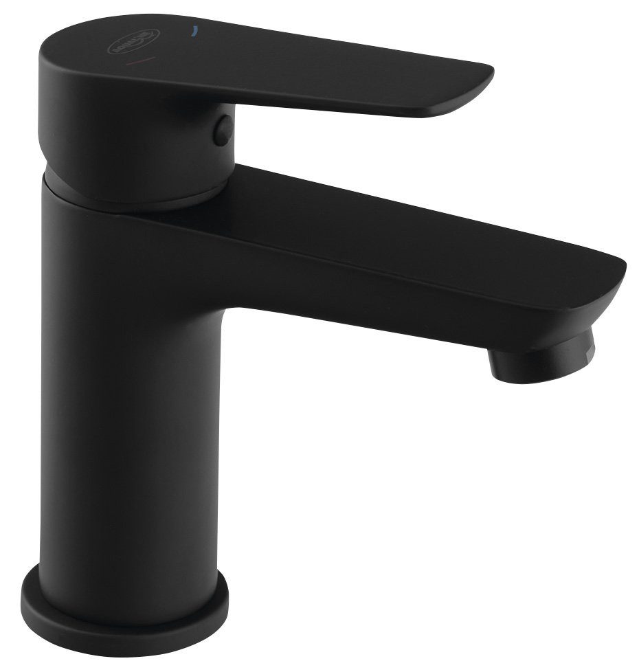 Aqualine Waschtischarmatur LOTTA Waschbecken-Armatur, Schwarz matt Aqualine-LT602B