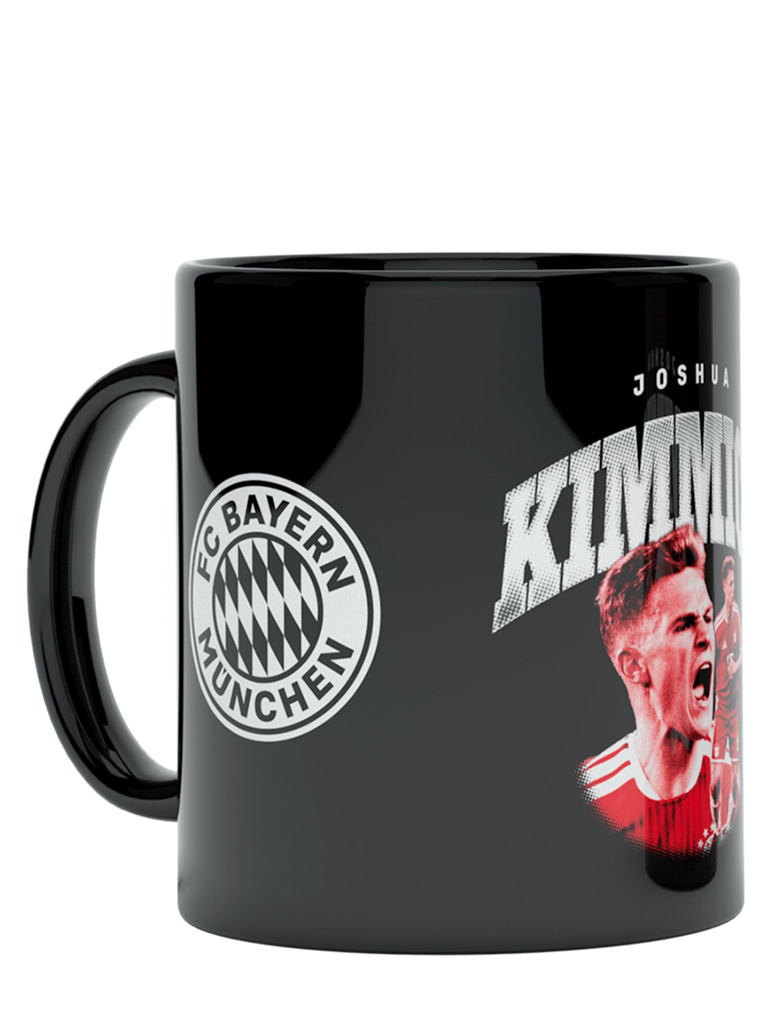 FC Bayern München Tasse FC Bayern München I Tasse Kimmich 0,3 l I Schwarz, Keramik