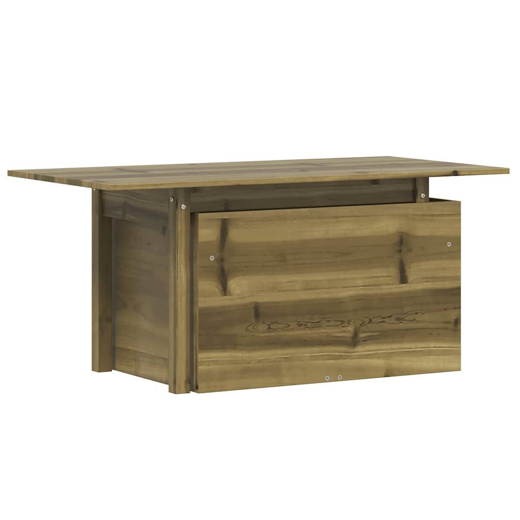 vidaXL Sofaelement Gartentisch 100x50x75 cm Kiefernholz günstig online kaufen