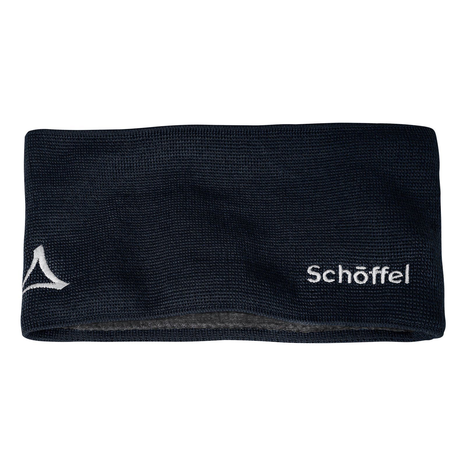 Schöffel Stirnband Knitted Headband Fornet mit Markenlogo Dunkelblau | Strickmützen