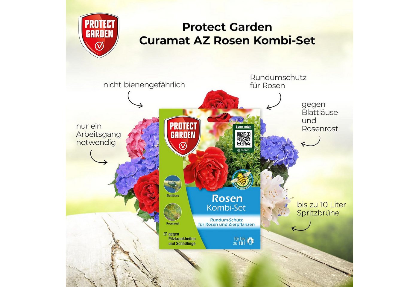 Thumbnail - Protect Garden Pflanzen-Pilzfrei Protect Garden Curamat AZ Rosen Kombi-Set 2 x 4 ml + 15 ml Konzentrat
