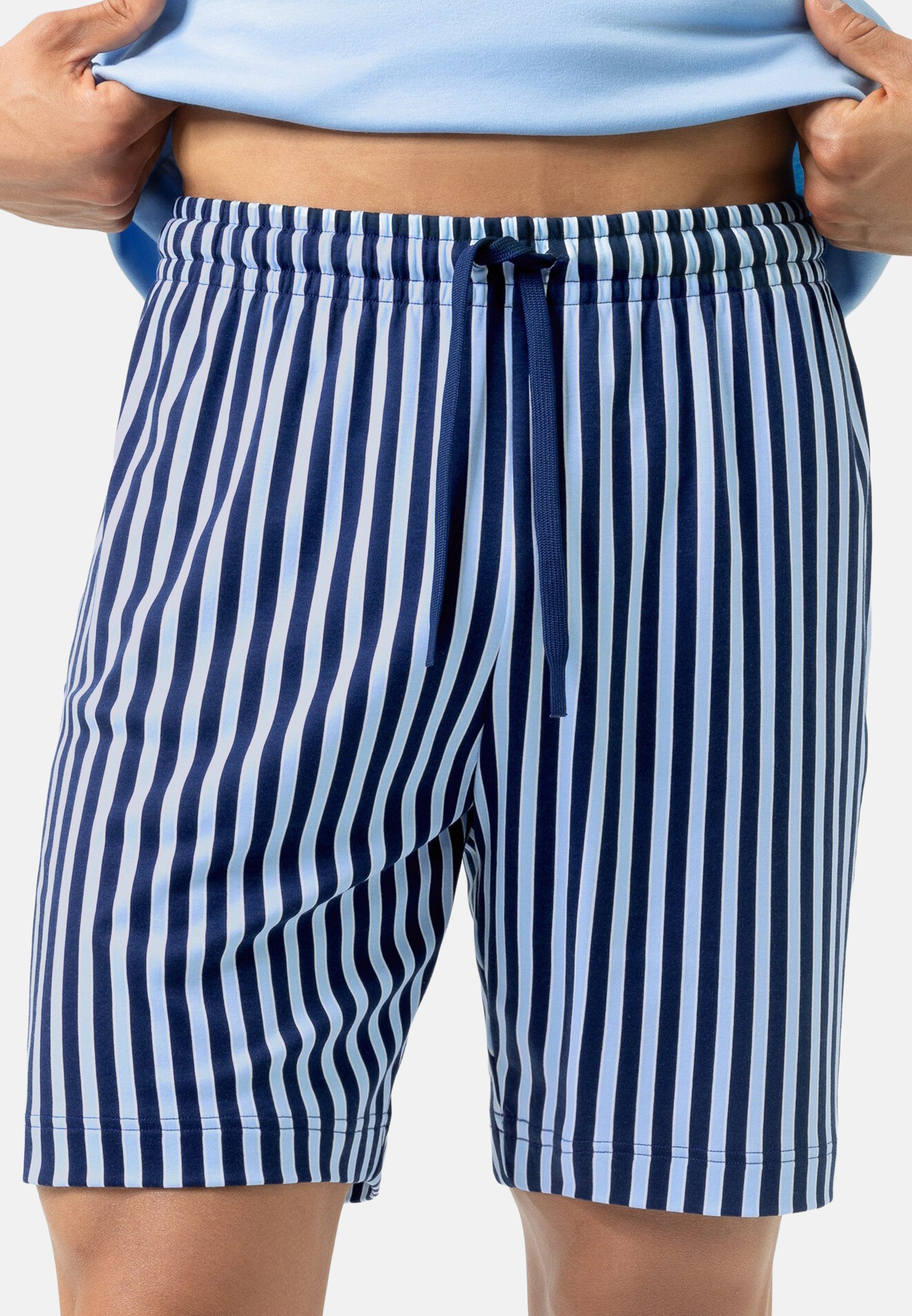 Mey Schlafhose Graphic Stripes (1-tlg) Schlafanzug Hose - Baumwolle - Atmungsaktiv