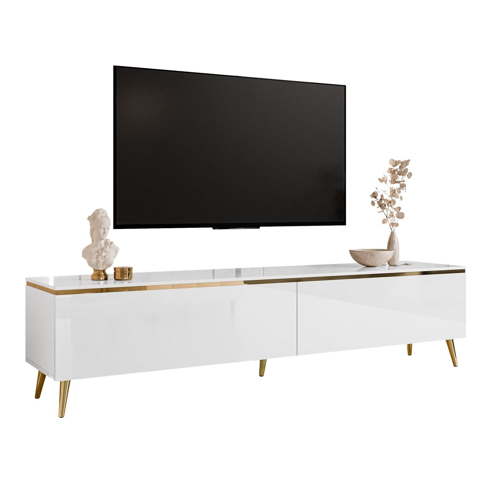 Lookway Lowboard AURORA auf Beinen TV-Schrank günstig online kaufen