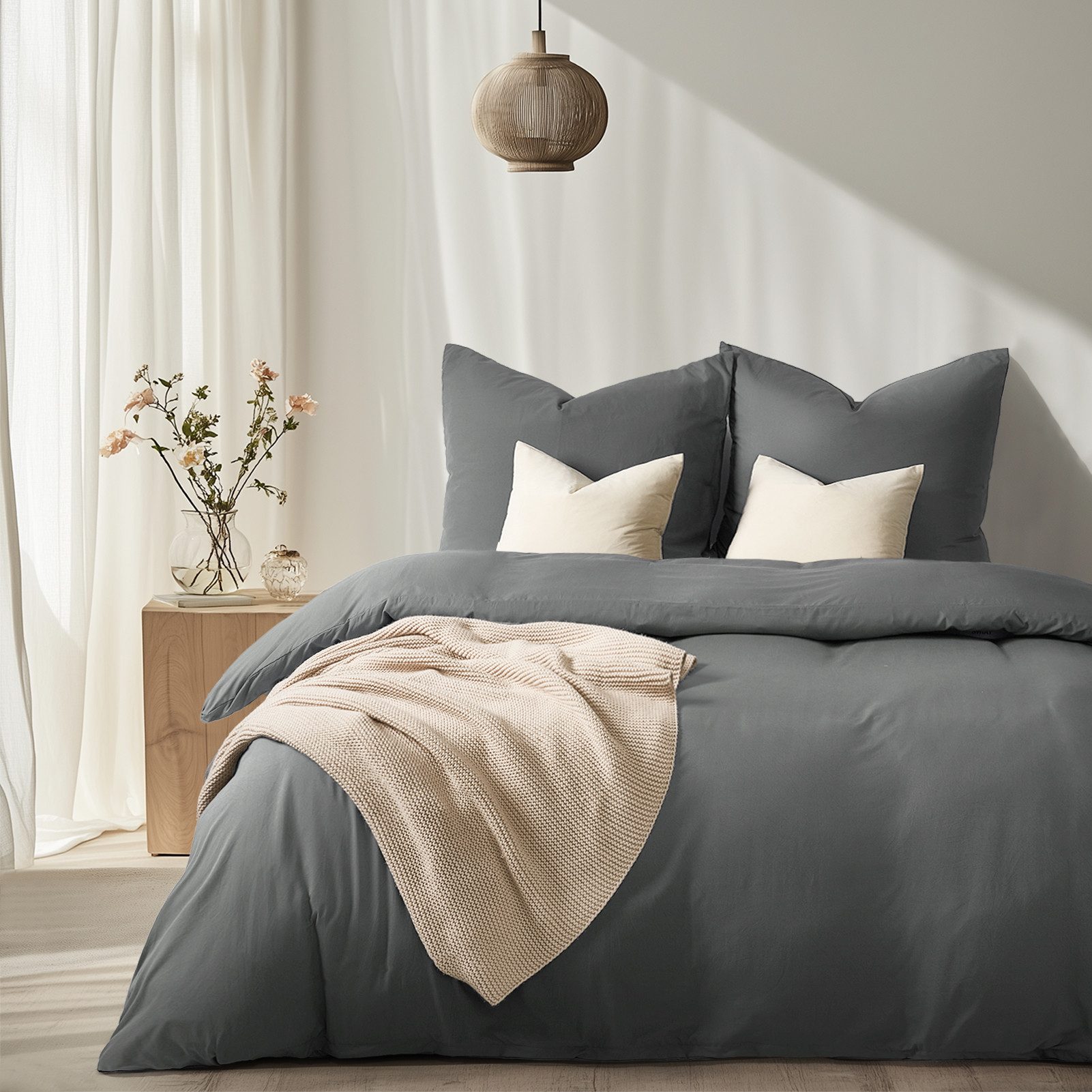 Topfinel Bettwäsche 135x200cm, Seersucker Bettwäsche-Sets, bügelfrei, günstig online kaufen