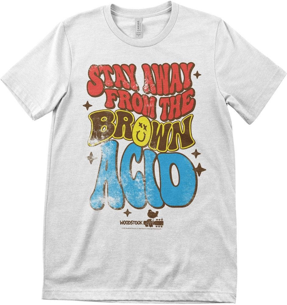 Woodstock T-Shirt Stay Away From The Brown Acid T-Shirt
