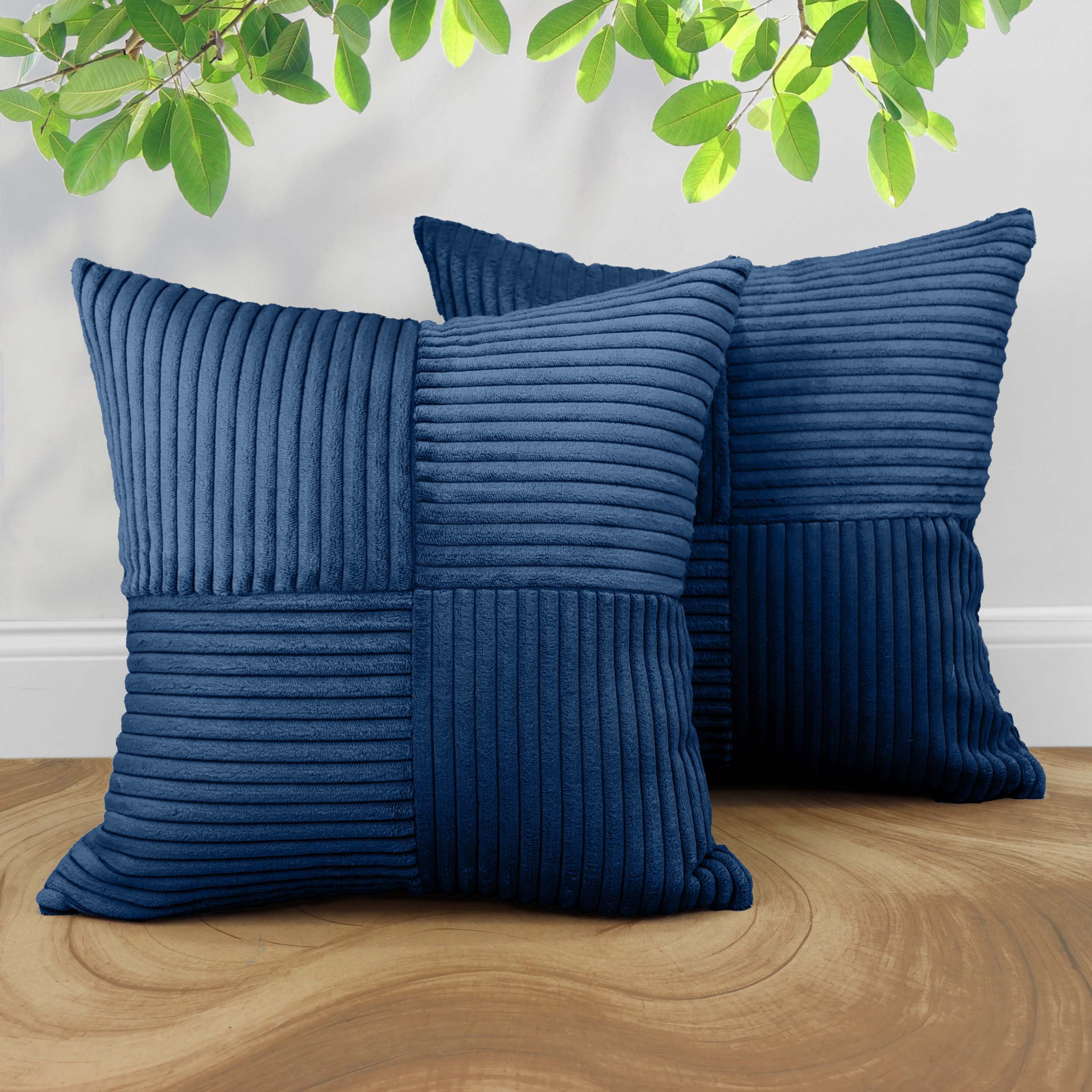 Amilian Kissenbezüge 2er Set Kissenhüllen - Sofakissenbezug & Couchkissenbezug, (2 Stück), 40x40 cm, Kissenhülle für Kissen, Dekokissen, Zierkissen, Sofakissen