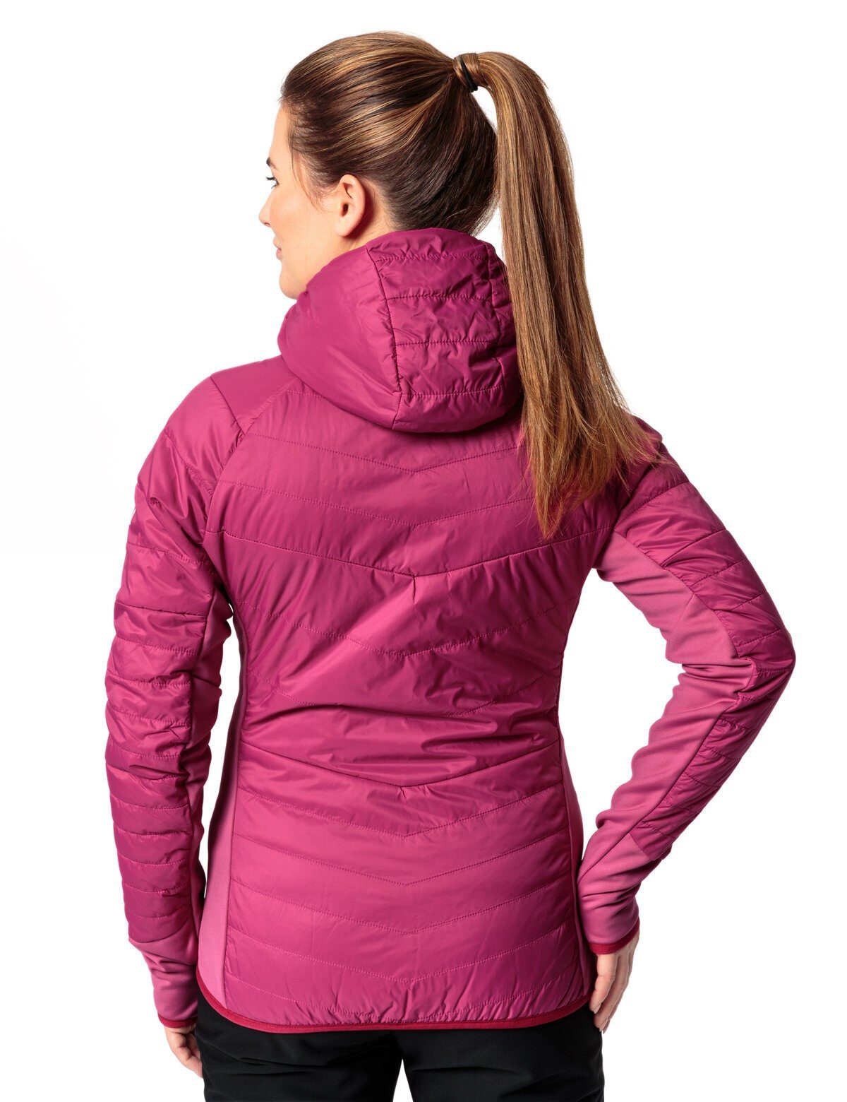 VAUDE Outdoorjacke Jacket rich Sesvenna kompensiert IV pink Klimaneutral (1-St) Women's