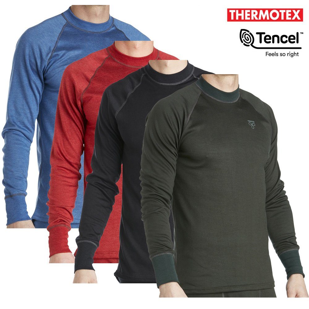 Termozeta T-Shirt TERMO - Light 2.0 Herren langarm Funktionsshirt, Sportshirt Longshirt blau