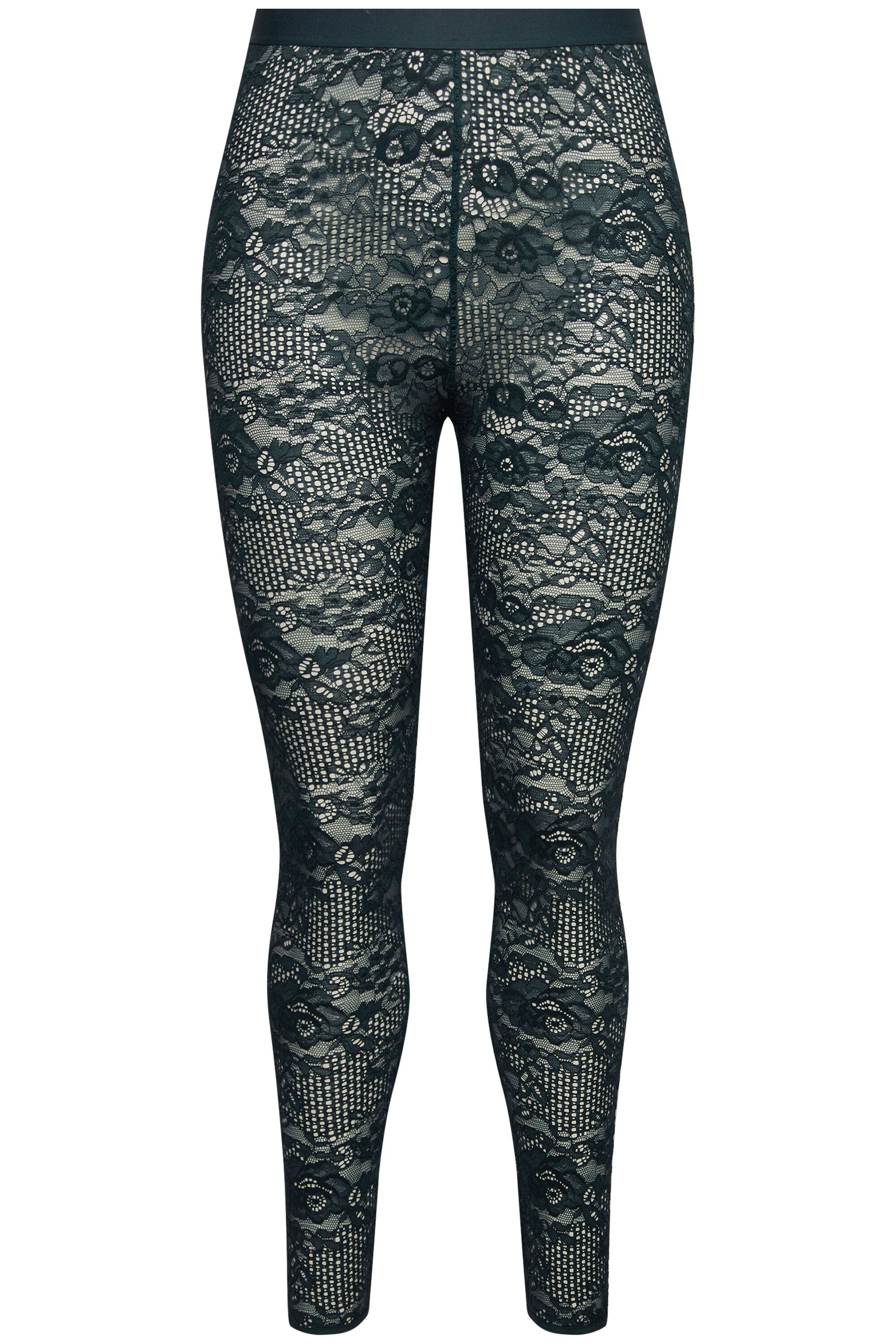 Ulla Popken Feinstrumpfhose Strumpf-Leggings Spitze günstig online kaufen