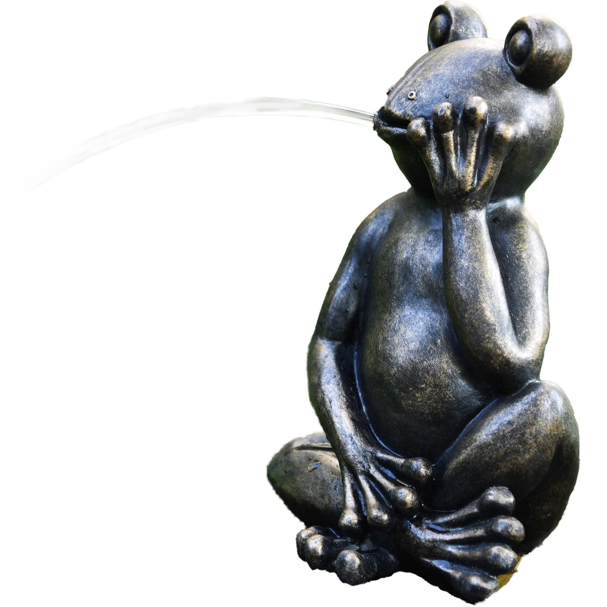 Heissner Wasserspeier Teichfigur 'Lazy Frog', 20x19x30cm günstig online kaufen