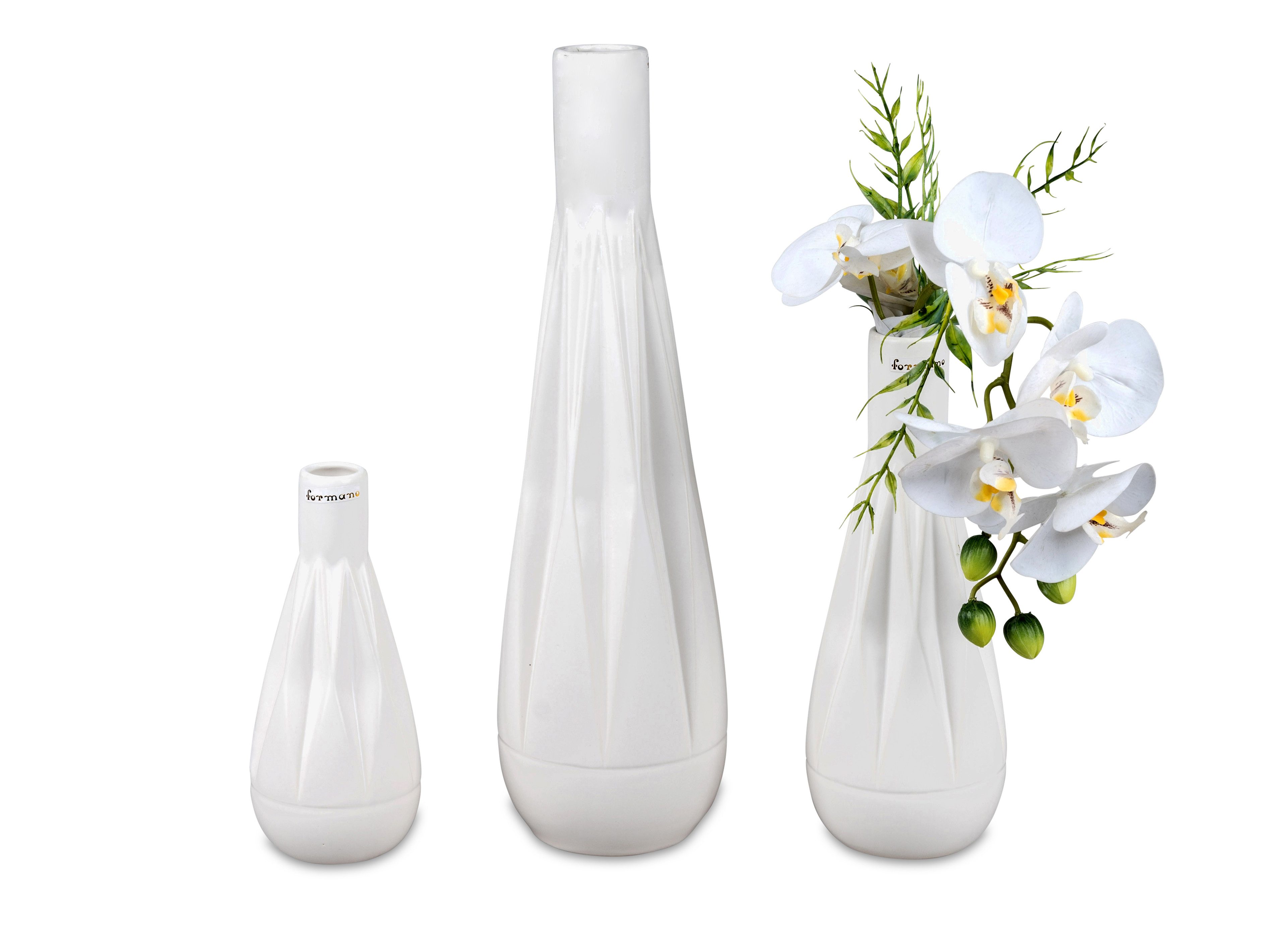 formano Dekovase Relief Zacken, Weiß, Motiv: günstig online kaufen