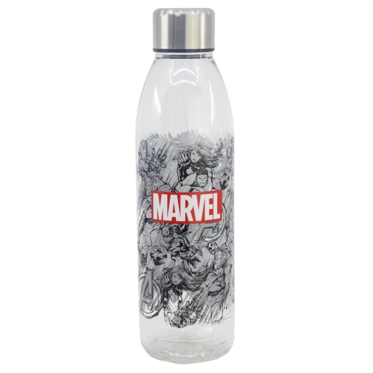 MARVEL Trinkflasche Kinder Wasserflasche – 980 ml – Ideal für Schule, 980 ml