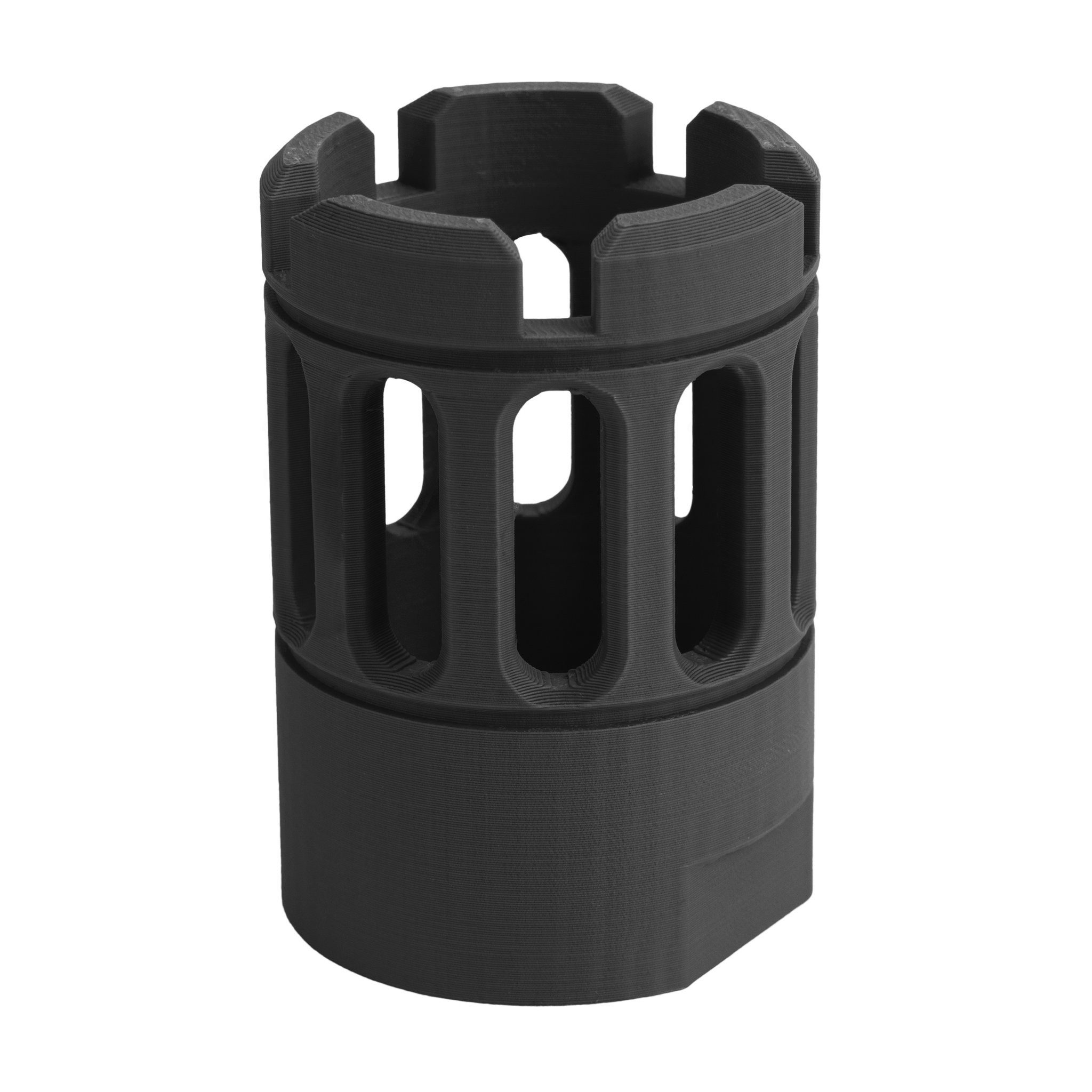 Blasterparts Blaster Flash Hider: Stronghold Straight, Laufaufsatz Stronghold Straight, Flash Hider zum Aufstecken