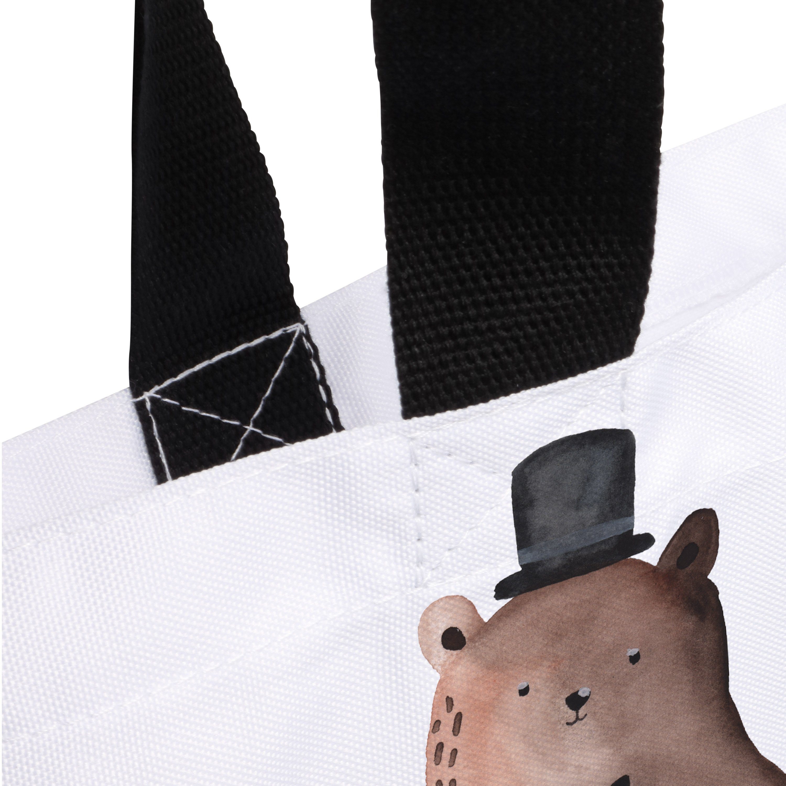 Mr. & Mrs. Panda Shopper, Shopper Weiß Heirat Ve Tasche, Geschenk, (1-tlg) Bär - - Bär Einkaufstasche