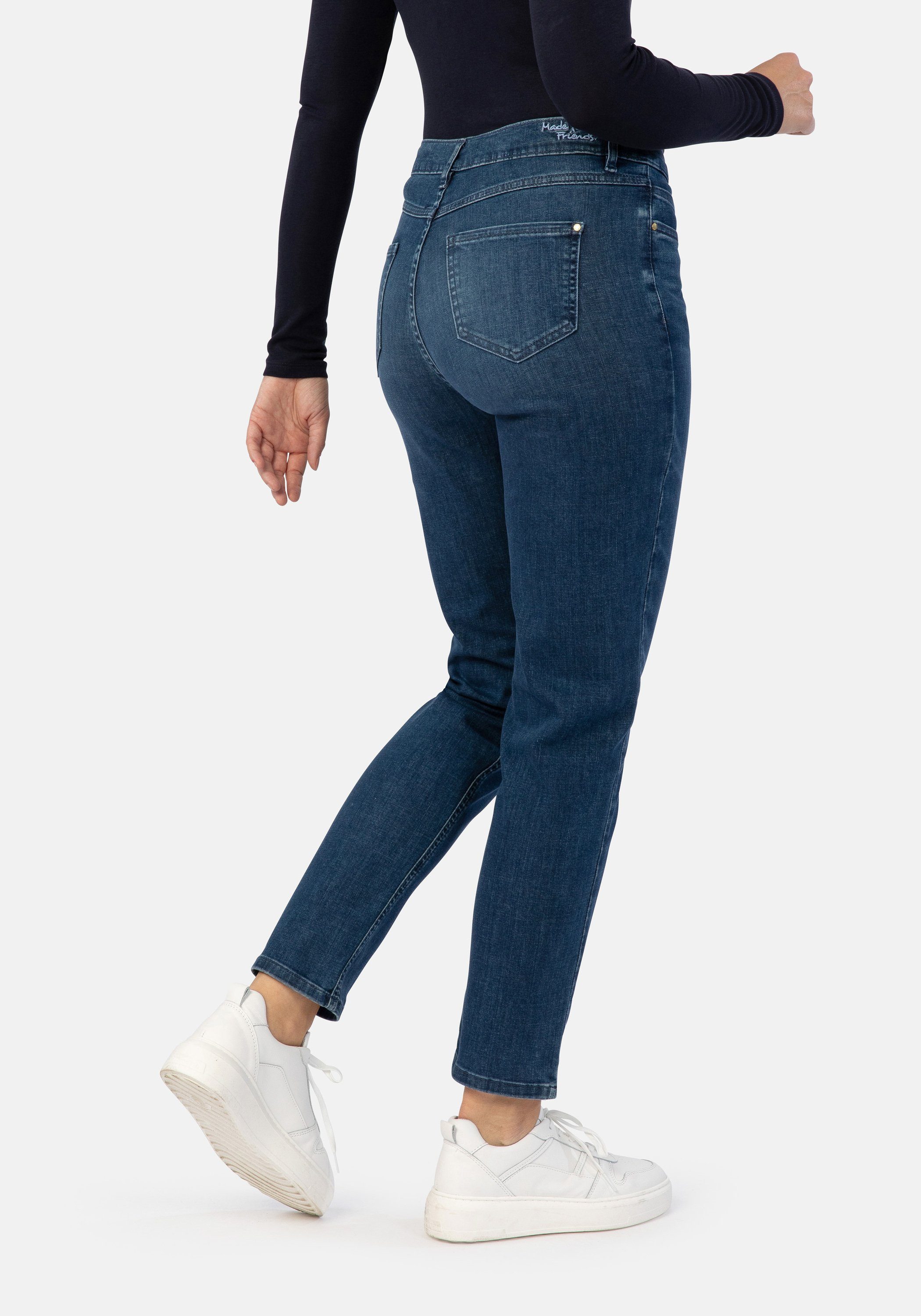 WOMEN STOOKER Move Tapered Nizza 5-Pocket-Jeans Fit Flexxi