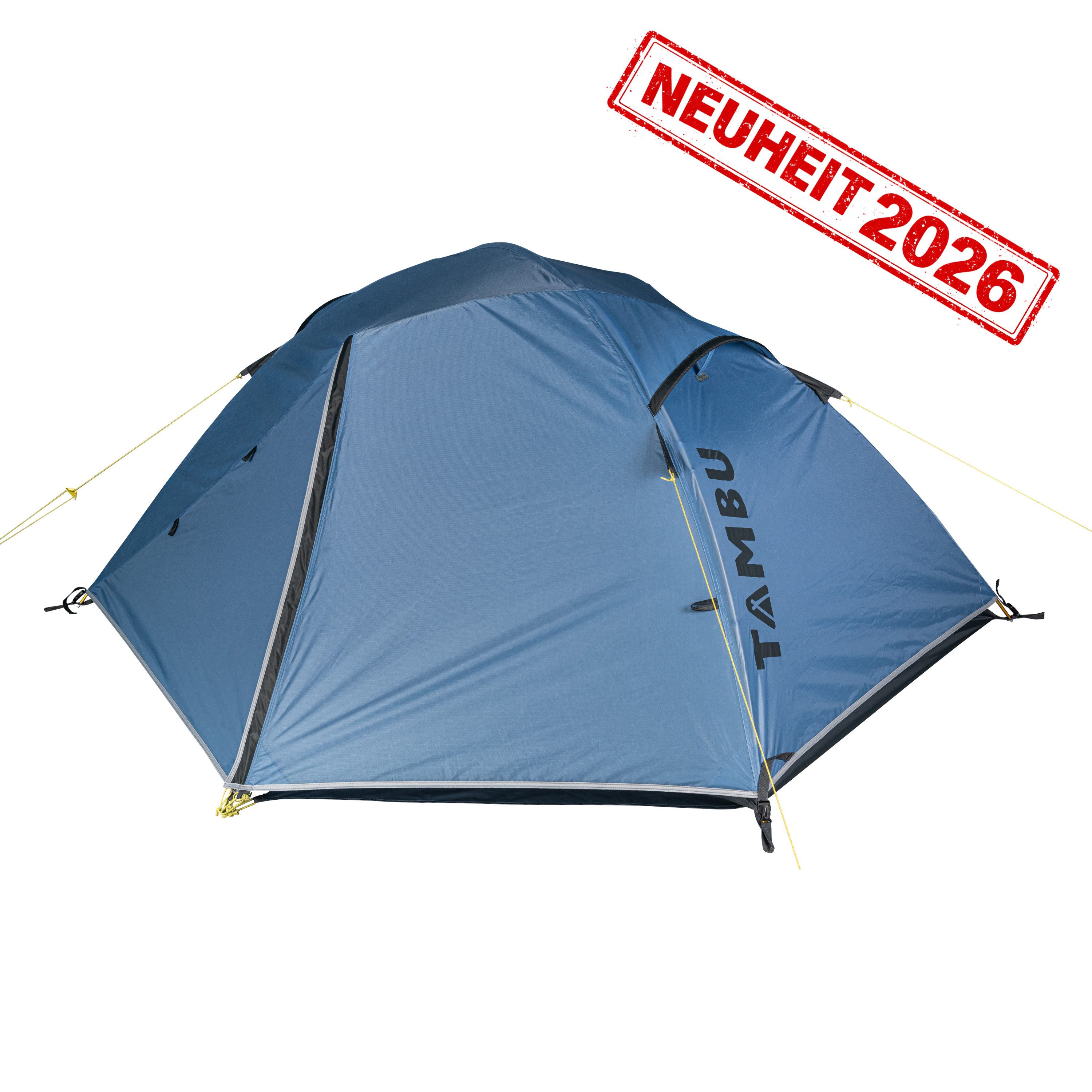 Tambu Kuppelzelt KHEMA 2, leichtes 2-Personen-Kuppel-Trekkingzelt, Personen: 2