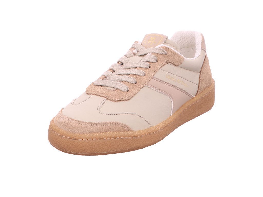 Marc O'Polo 126 white/light dusty sand Schnürschuh
