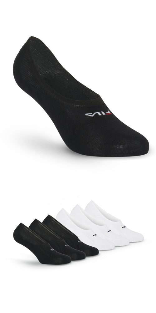 Fila Füßlinge UNISEX GHOST SOCKS (6 Paar) mit Logo-Schriftzug, Silikonstrei günstig online kaufen