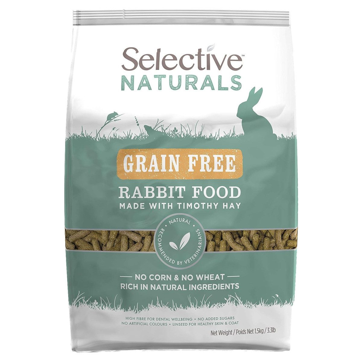 Supreme Science Selective Naturals Grain Free Rabbit Food 1,5 kg, Trockenfutter für: Kleintier