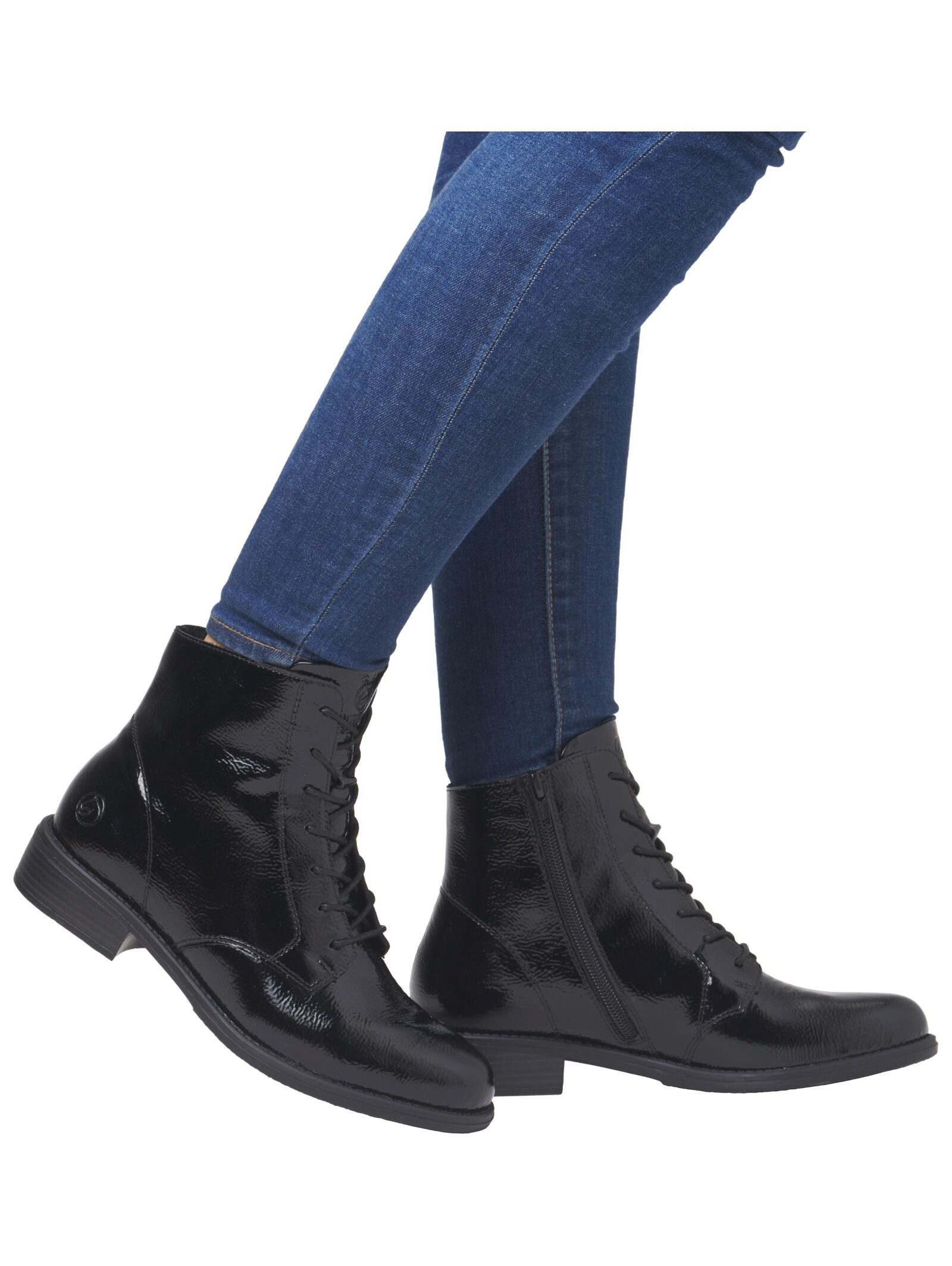 Remonte Remonte Stiefelette Leder Schnürstiefelette