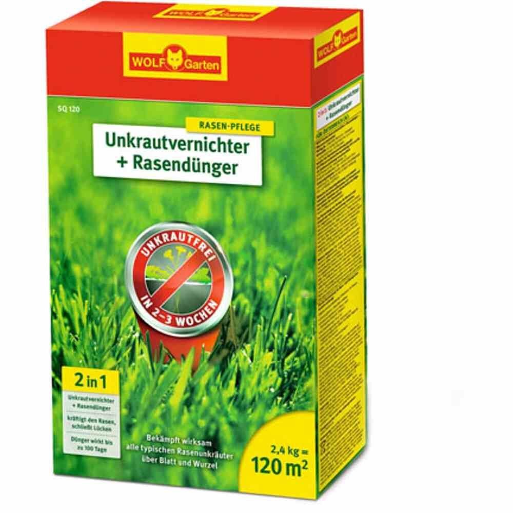 Pflanzendünger SQ120 Unkrautvernichter und Rasendünger 2,4 kg