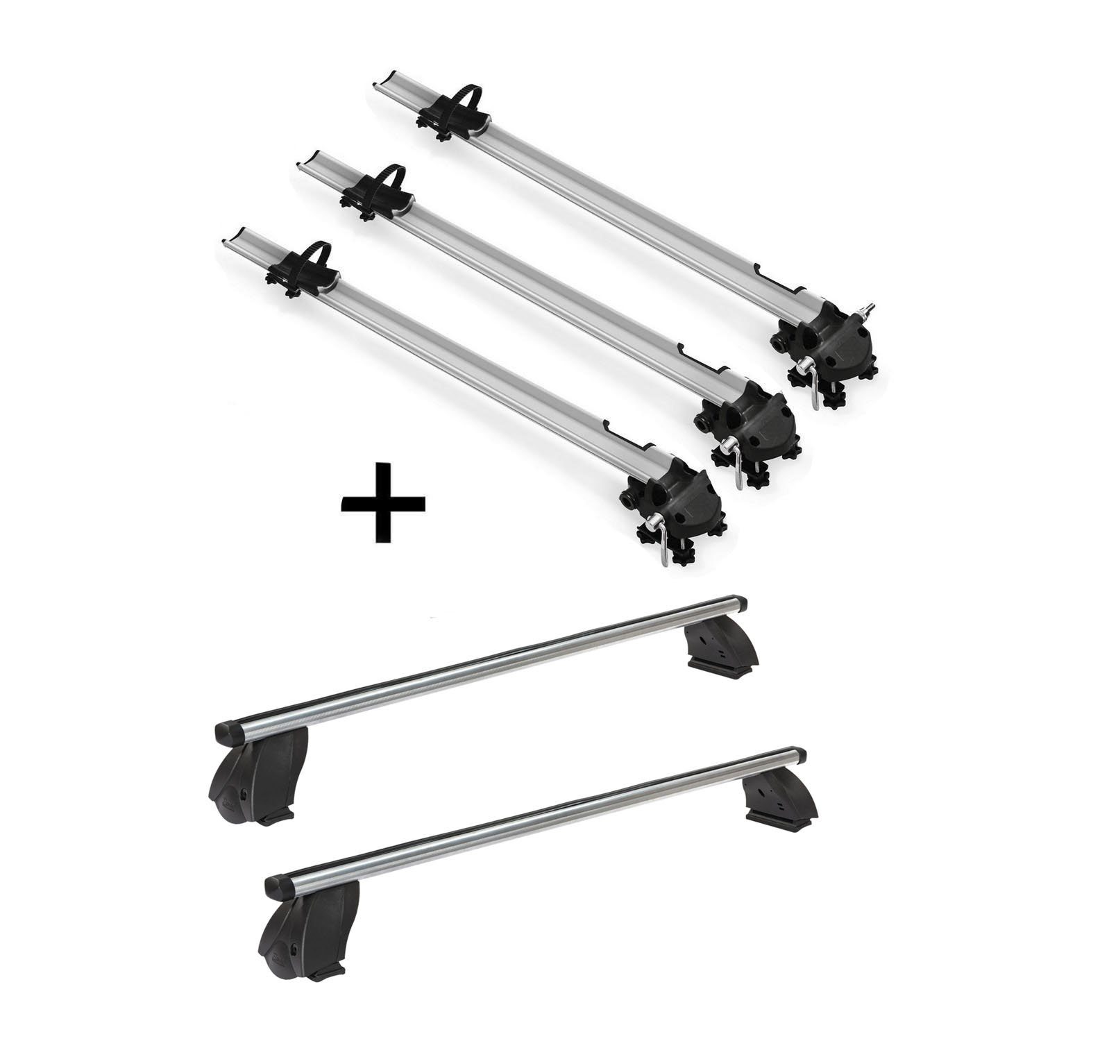 VDP Dachträger (Für Ihren Aluminium Pro Dachträger Fahrradträger 02, Set), ab Dachträger ab 9-3 Saab Bike kompatibel K1 (4Türer) PRO 9-3 im (4Türer) Saab 3x Fahrradträger mit 02 + und