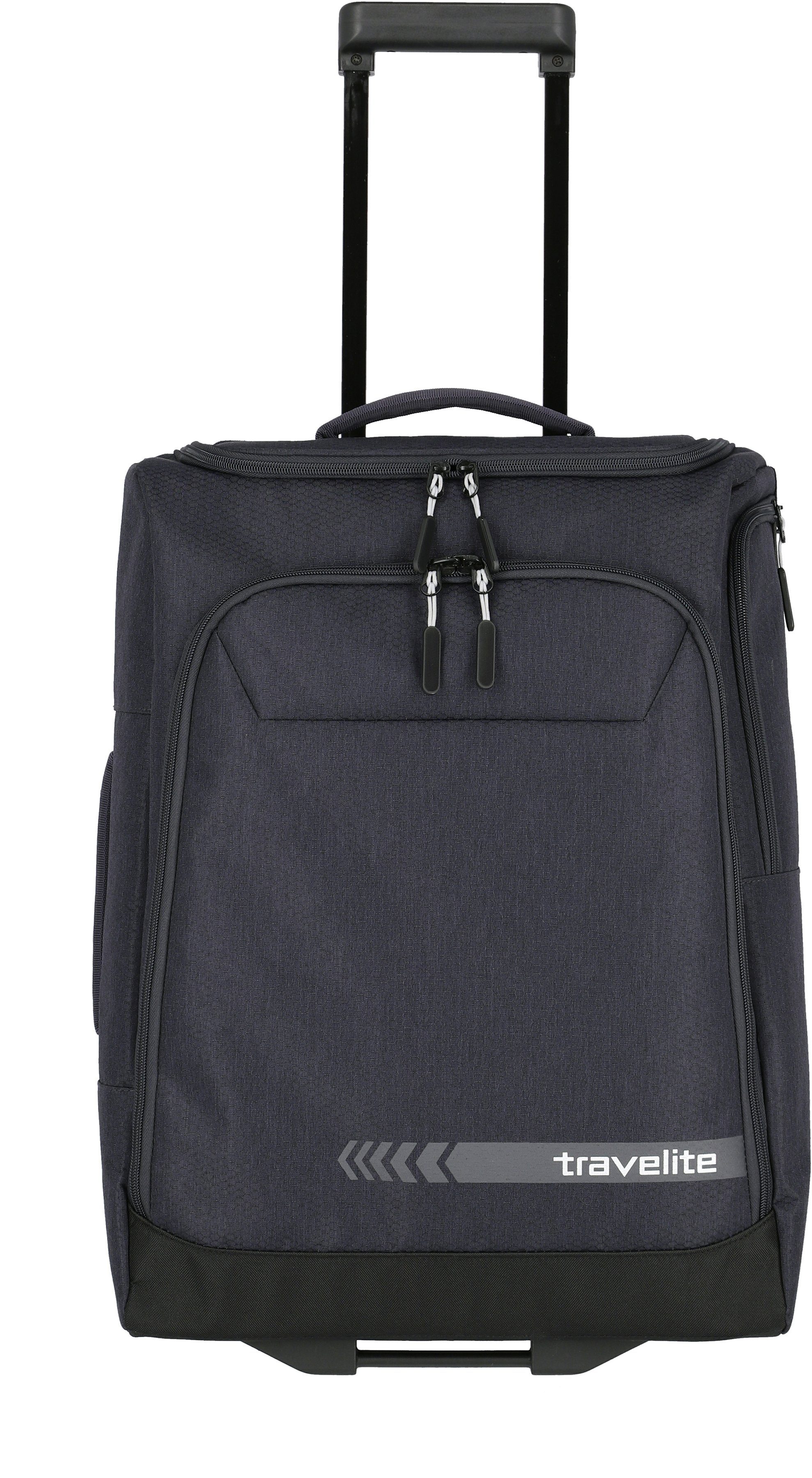 travelite Weichgepäck-Trolley KICK OFF, verschiedene Größen und Farben, 2 Rollen, Reisetasche Reisegepäck Reisekoffer Trolley Freizeittasche