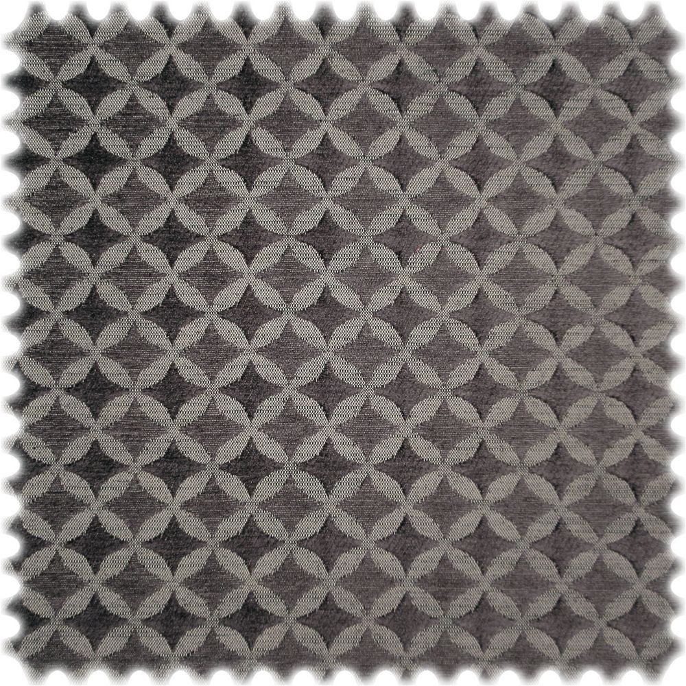 Heiro Stoff AKTION Viskose Chenille Möbelstoff Bruges Anthrazit, Polsterstoff Meterware - Breite:140 cm