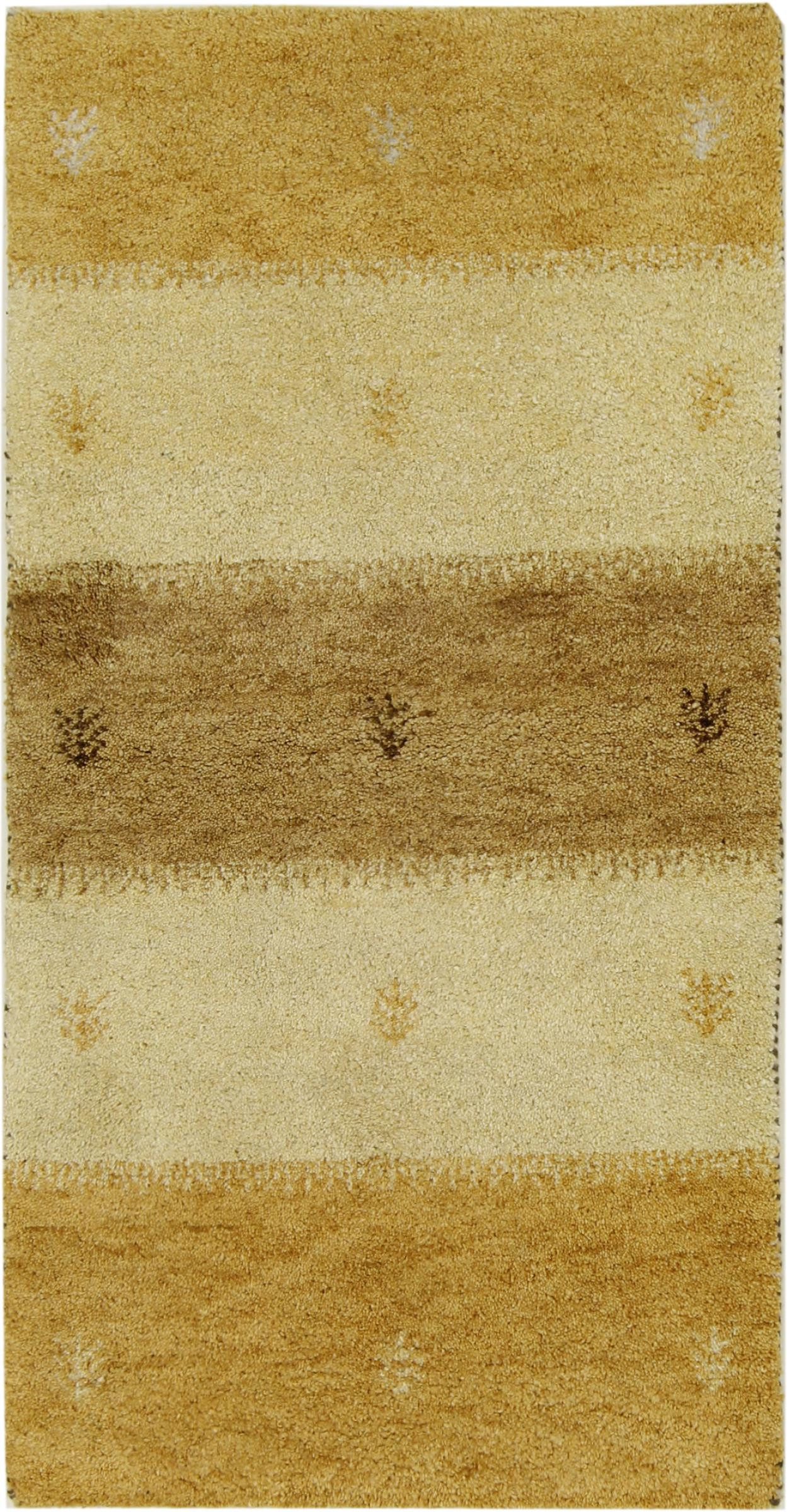 Nain Trading Orientteppich Gabbeh 71x139 Handgeknüpfter Orientteppich Läufer, rechteckig, Höhe: 18 mm