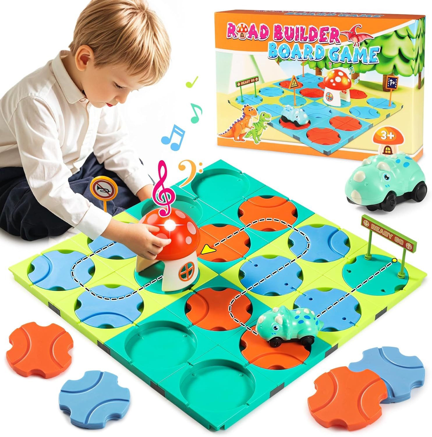 Lernspielzeug Logischer StraßEnbauer Kinderspielzeug, Brettspiele Spielzeug