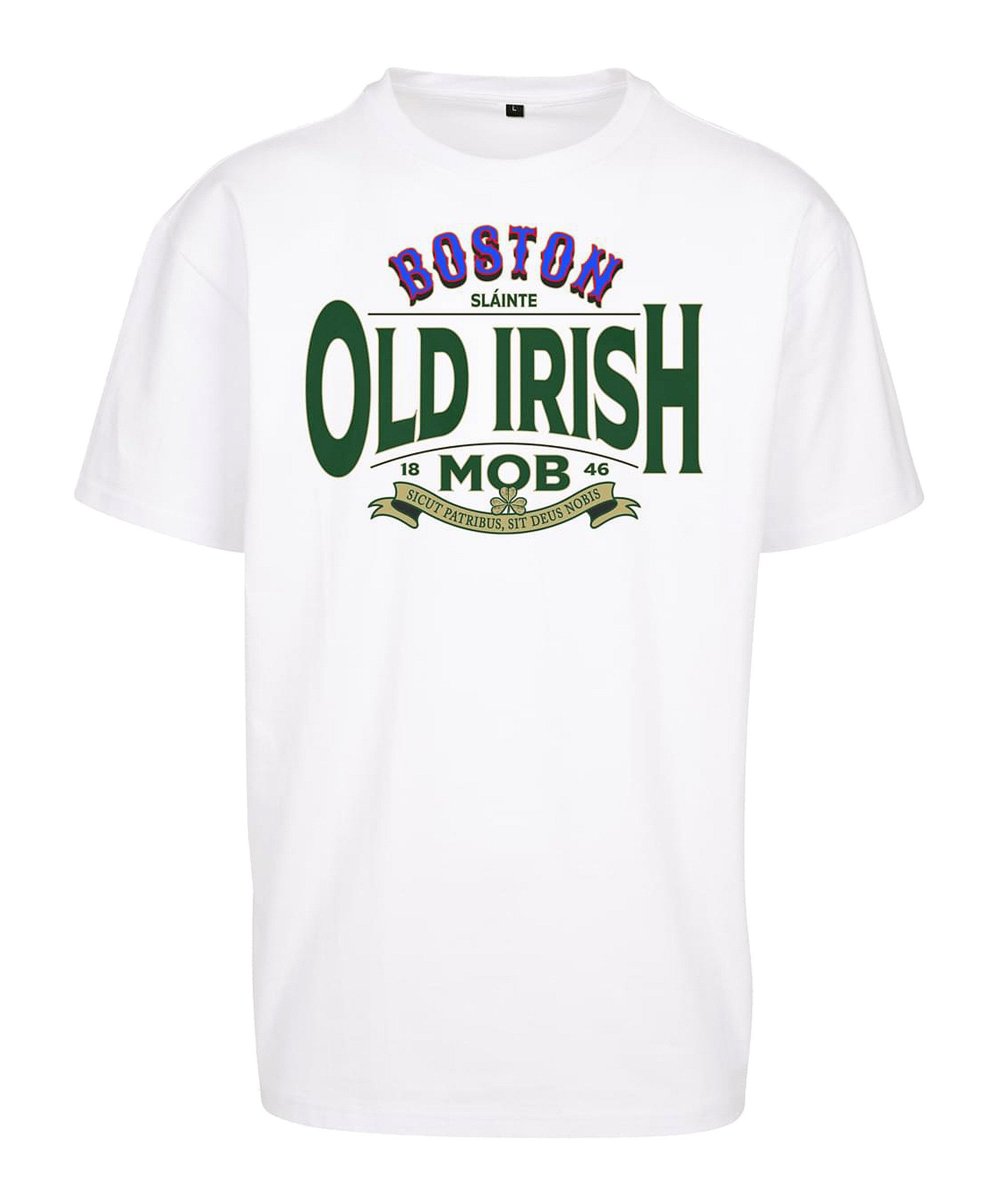 Mister Tee T-Shirt Mister Tee Old Irish Mob Oversized T-Shirt Baumwolle