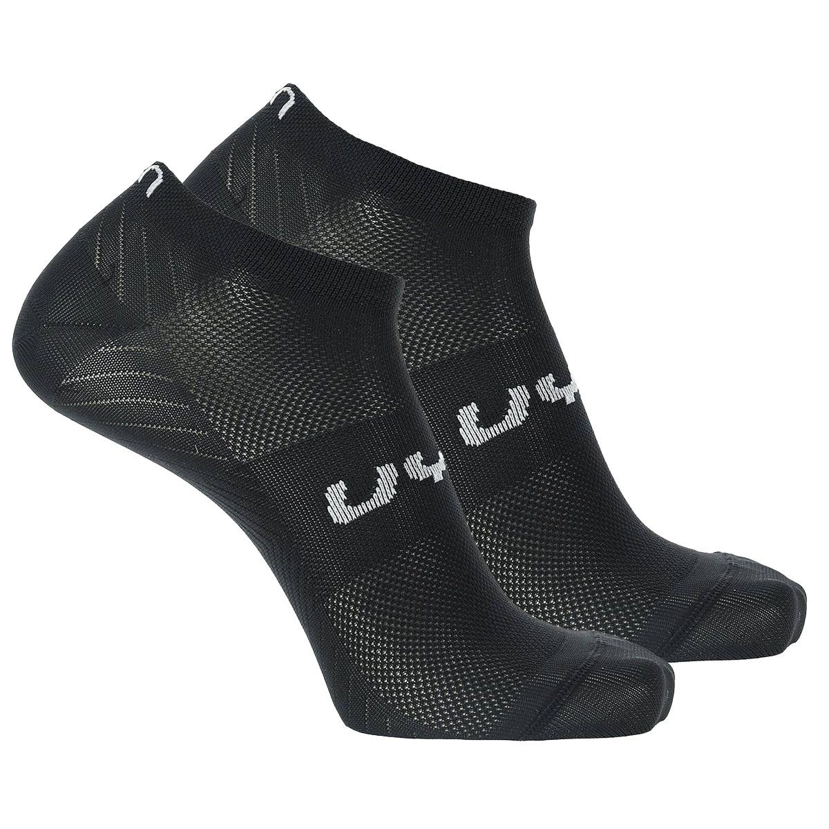 UYN Sportsocken Unisex Sneaker Socken, 2er Pack - Essentials Schwarz