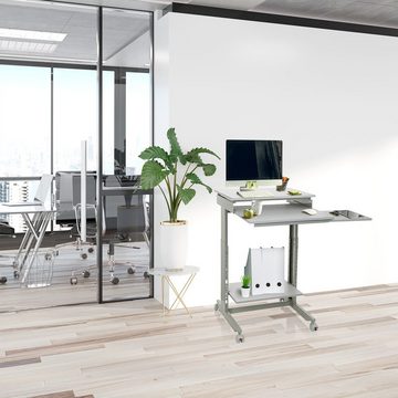 hjh OFFICE Schreibtisch Stehschreibtisch WORKSTATION (1 St, 1 St), Computertisch höhenverstellbar