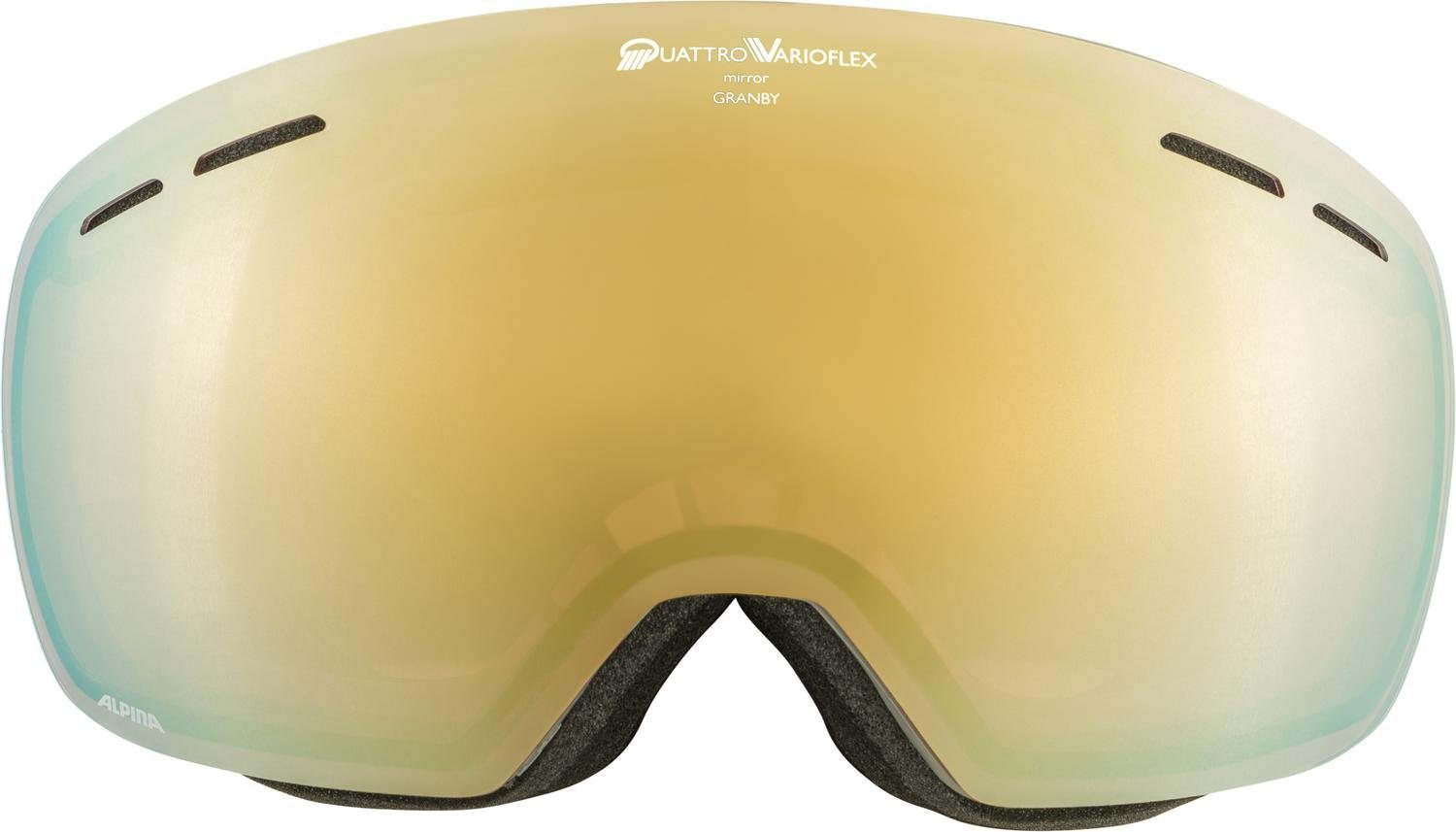 Alpina Sports Skibrille QV matt GRANBY moon-grey