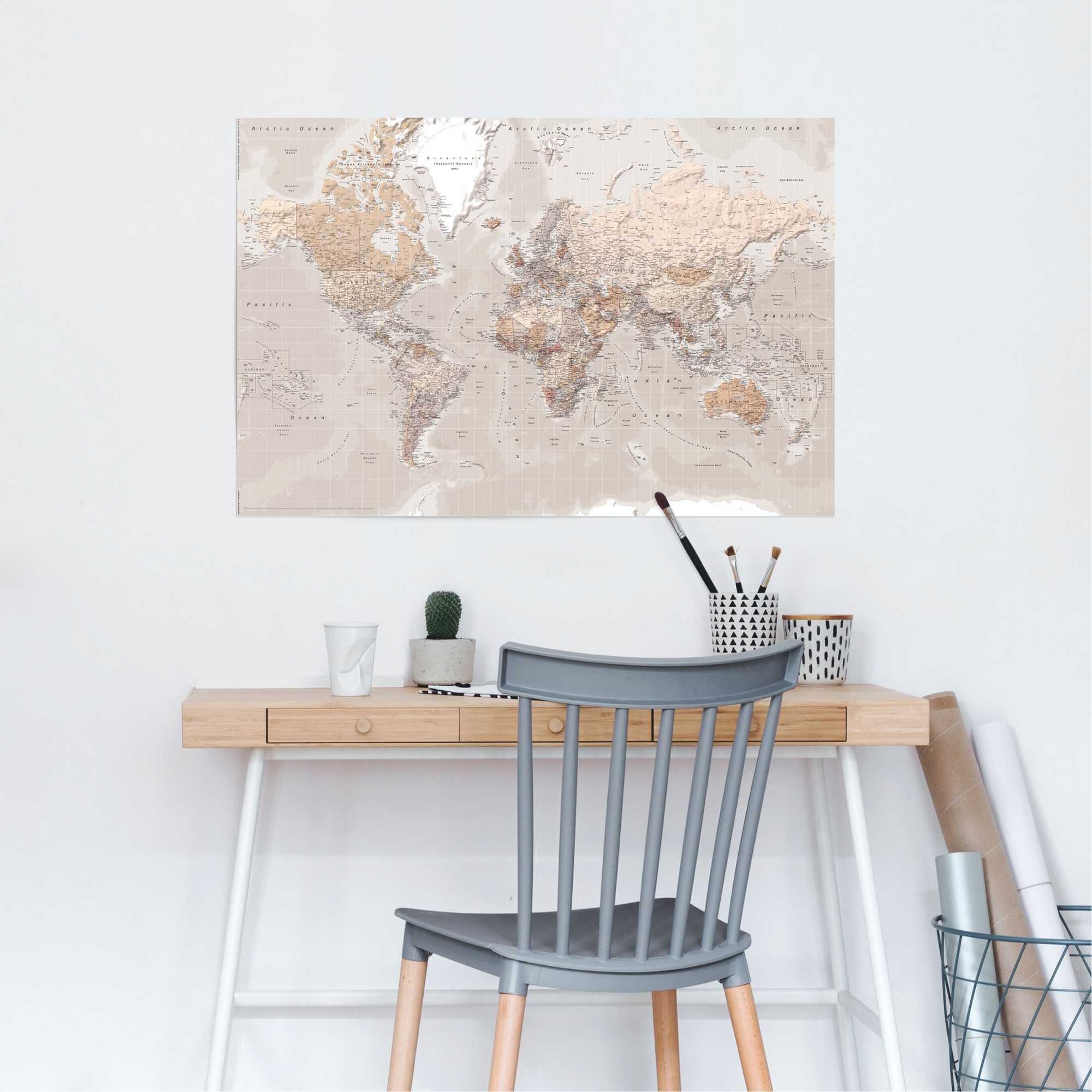 Reinders! Poster »Weltkarte«-HomeTrends