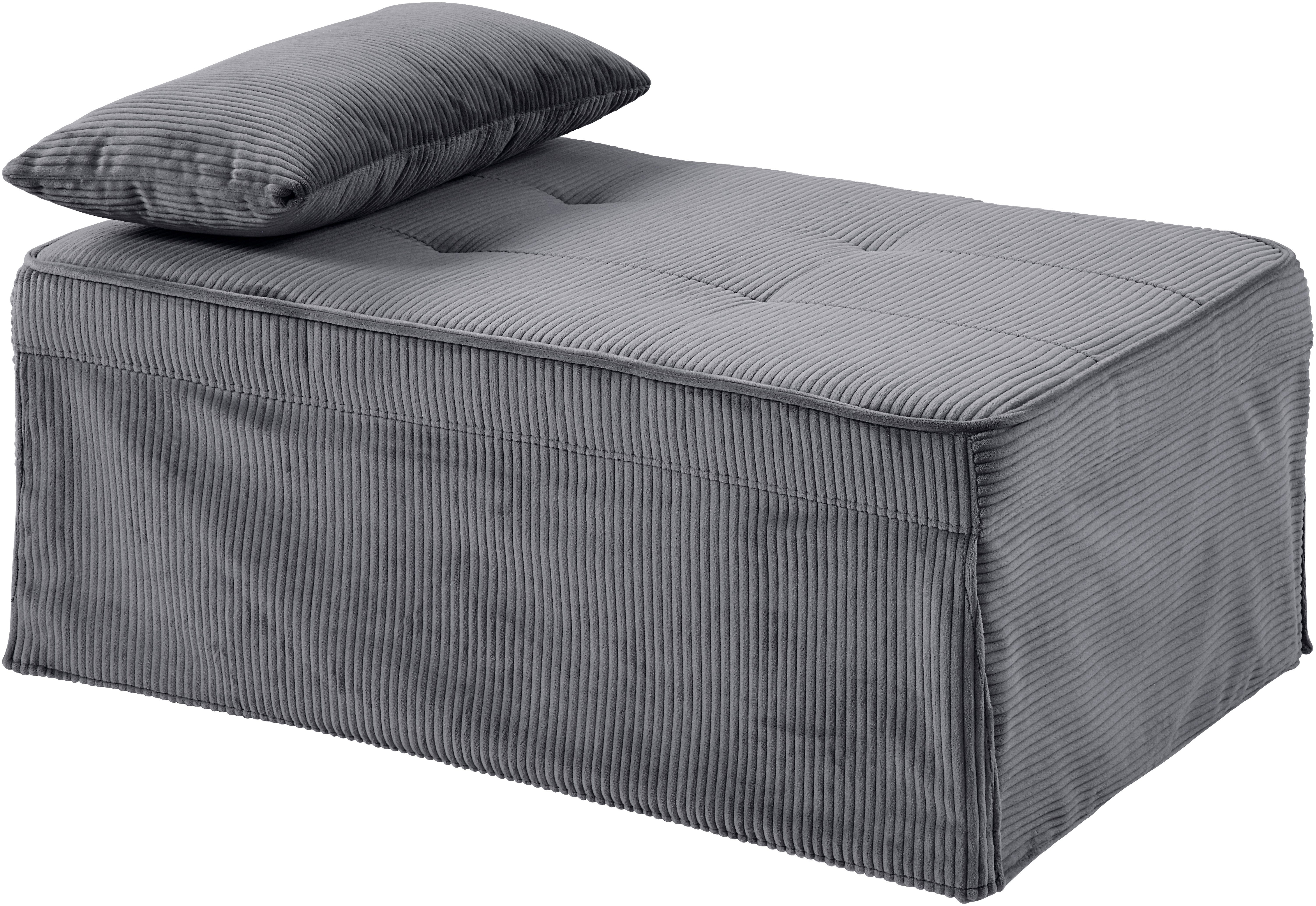 OTTO home Schlafsofa Finn, Schlafsessel, Schlafhocker, Multifunktional, wandelbar zum Loungesessel, Relaxliege und Gästebett, inkl. Kissen – Bild 2 von 5