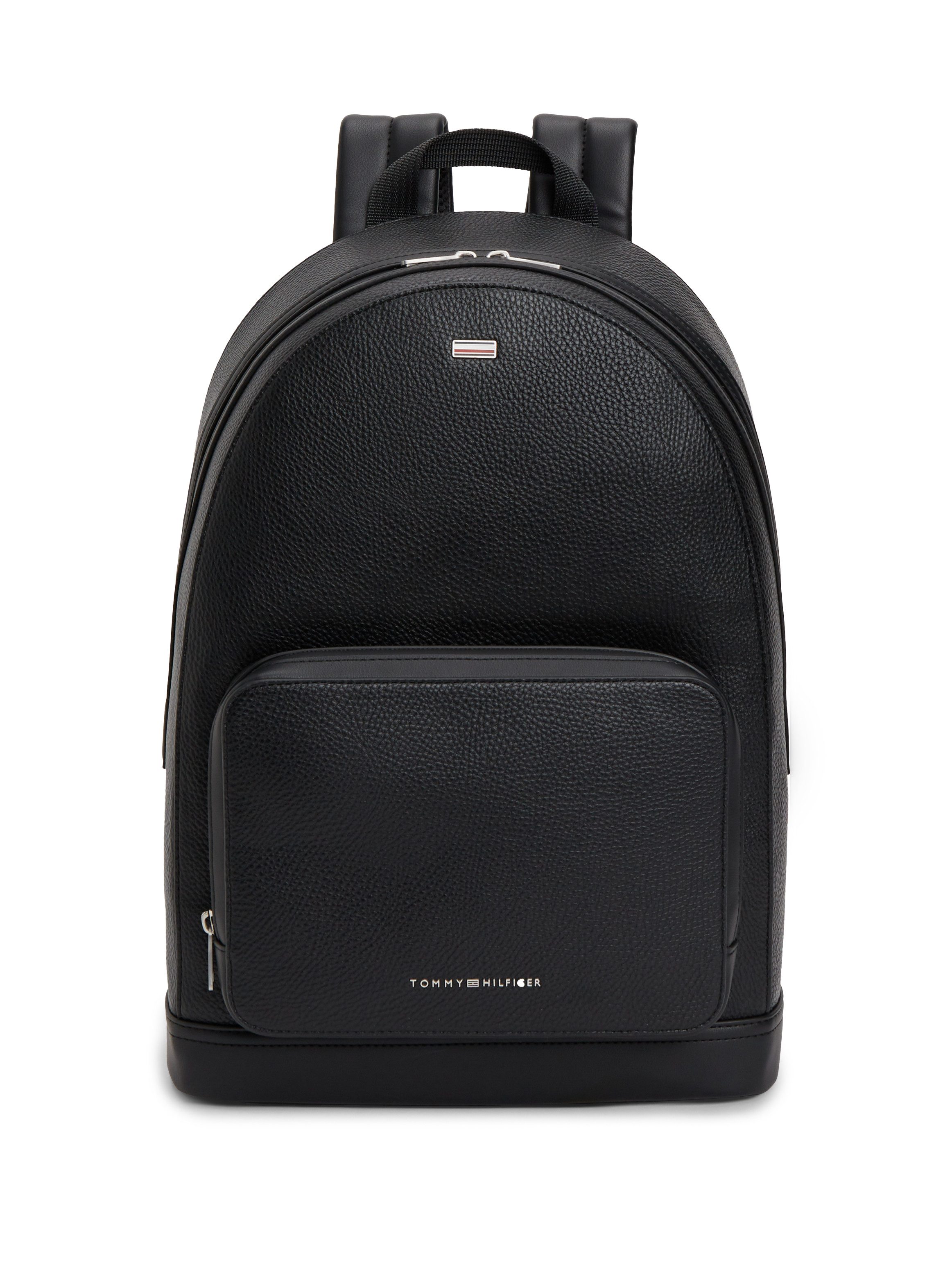 Tommy Hilfiger Rucksack TH CENTRAL BACKPACK, Geschäftsrucksack, Laptop-Rucksack mit Logoschriftzug