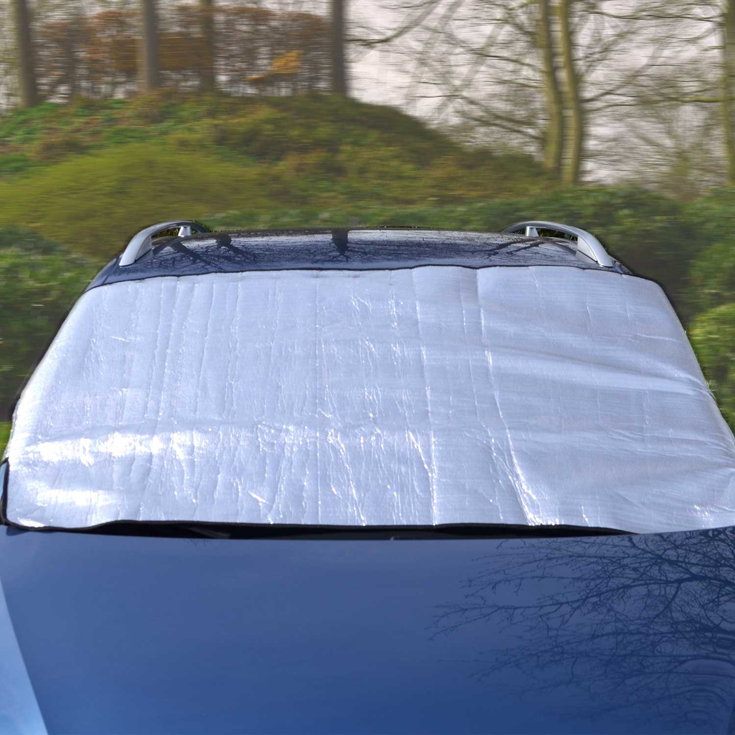 MORRENT Autosonnenschutz Frontscheibenabdeckung UV Sonnenschutz  Windschutzscheibenabdeckung