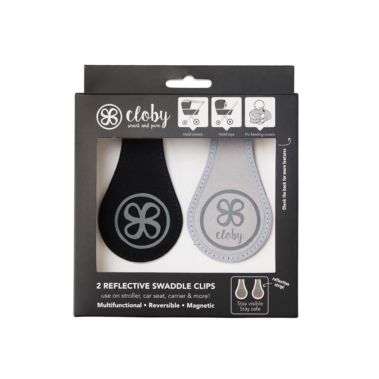 Cloby Kinderwagen-Sonnenschutzhülle Cloby Magnet
