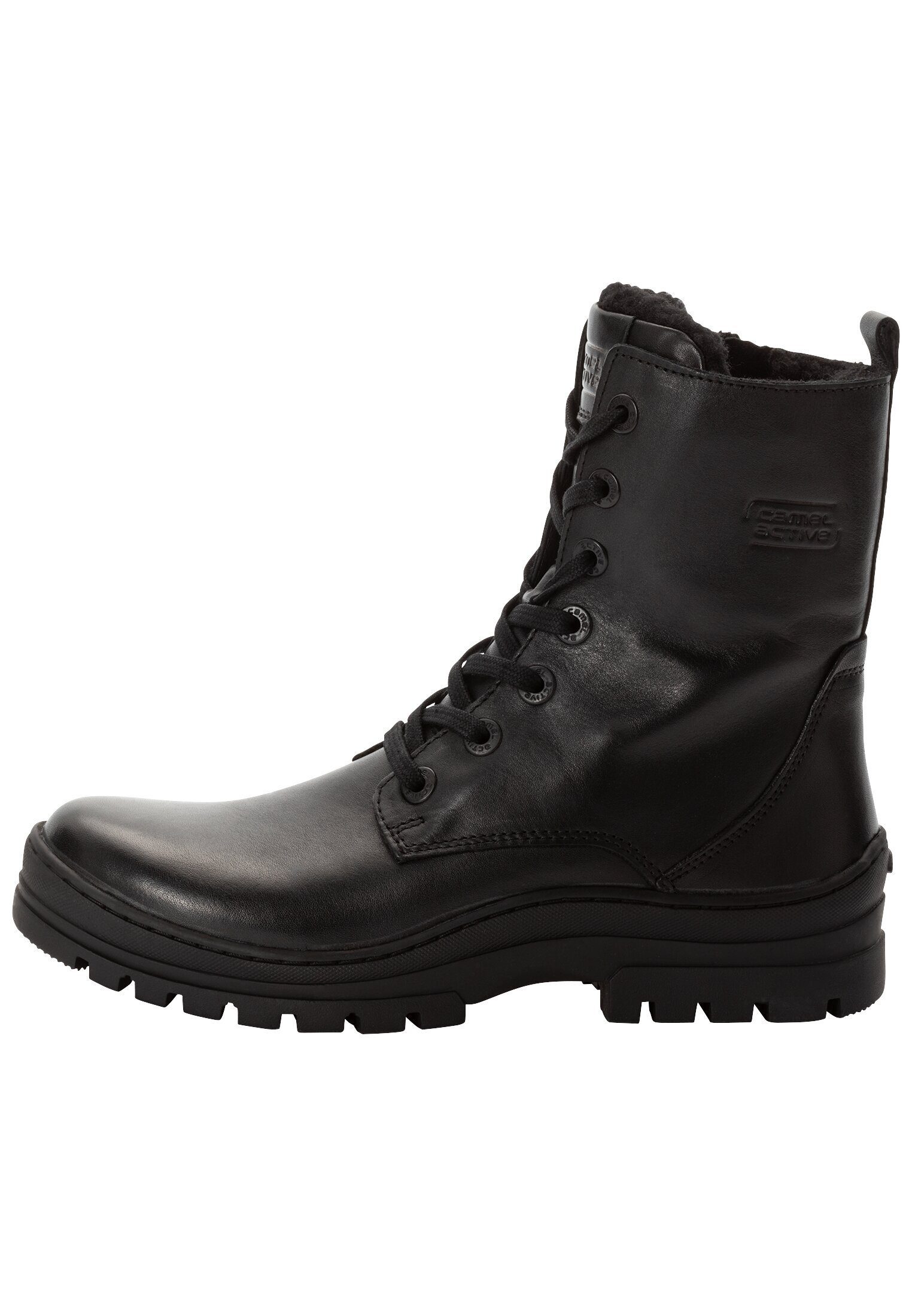 aus Rindsleder Schnürstiefelette