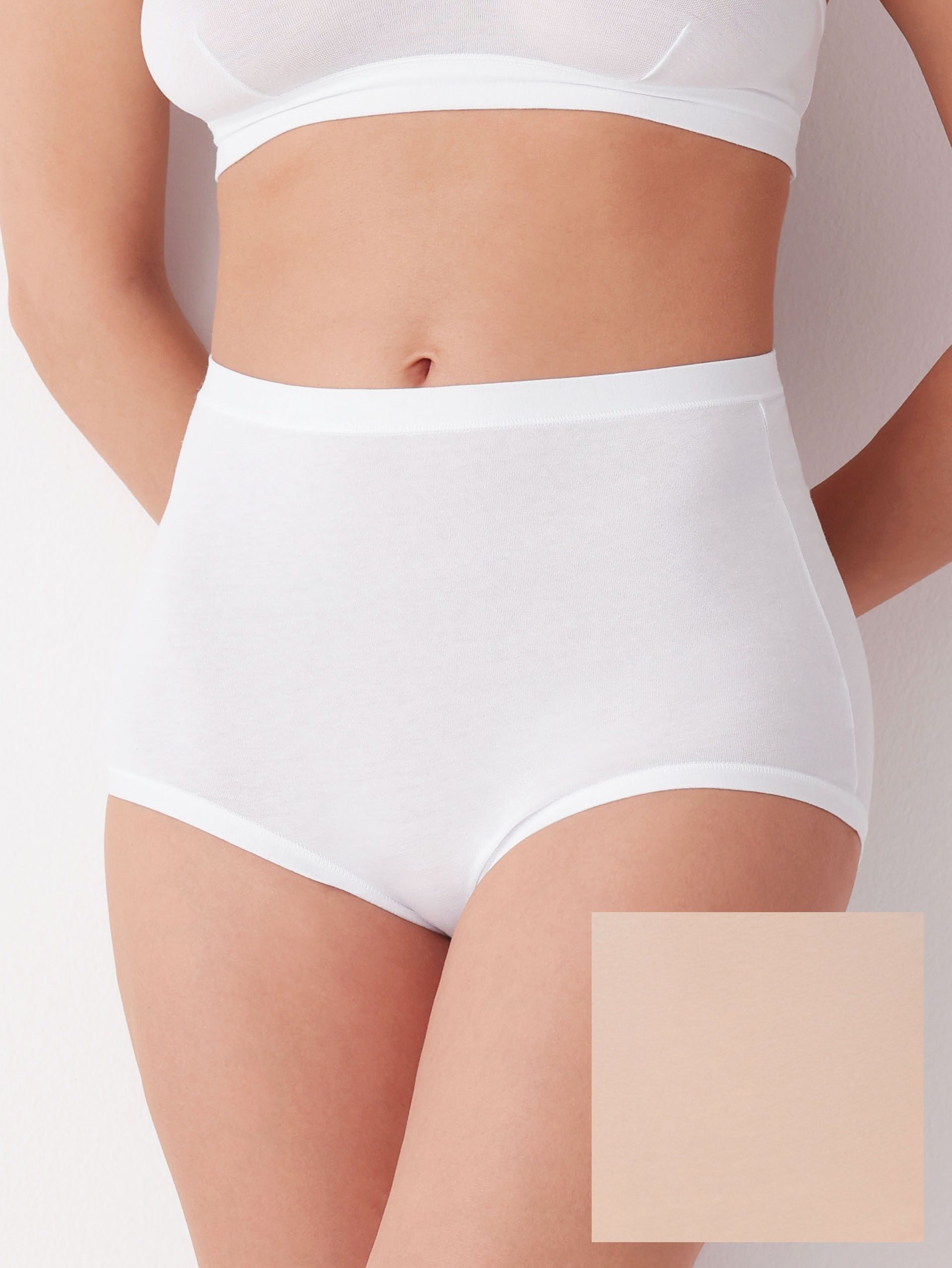 Cotonella Maxislip COTONELLA gd107 Maxi Slip DOPPELPACK 40-50 beige