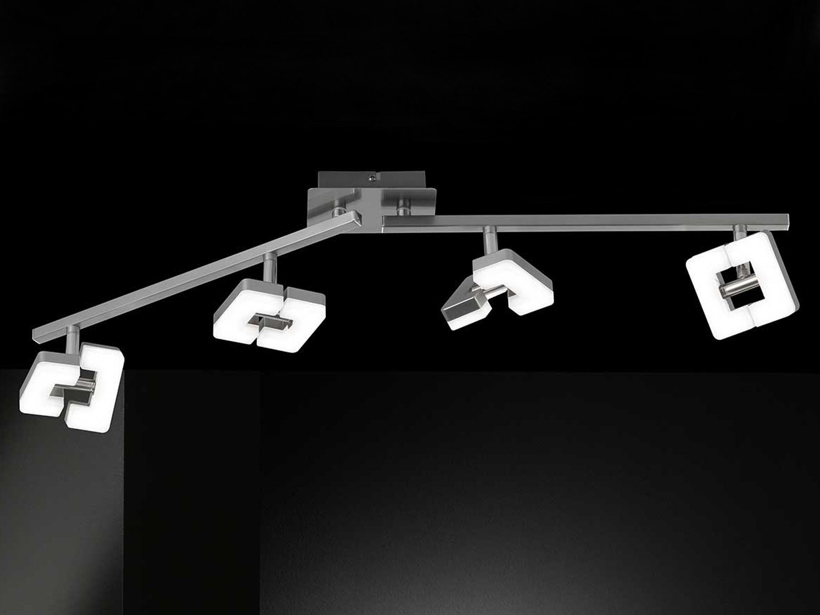 Deckenstrahler, Kochinsel, WOFI über Warmweiß, integriert, LED Büro, LED fest Lampe innen, 78cm Breite Küchen-Beleuchtung