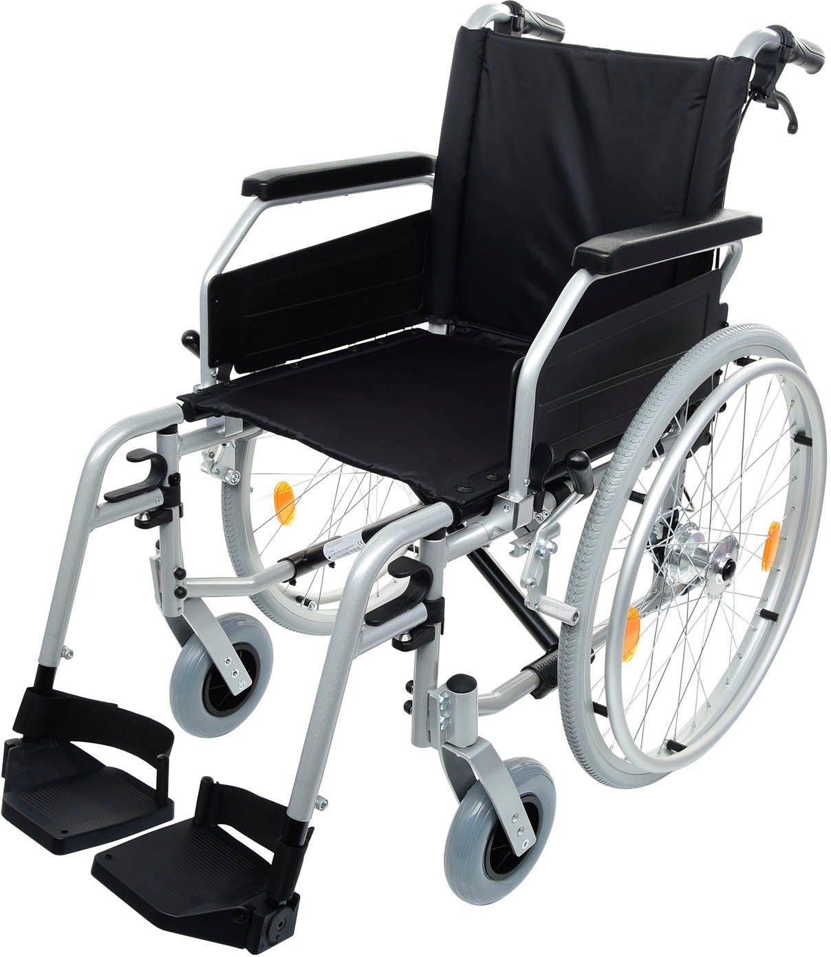 bescomedical Transportrollstuhl Primus ML 2.0, Sitzbreite 38 cm mit Trommelbremse und Standardarmlehne