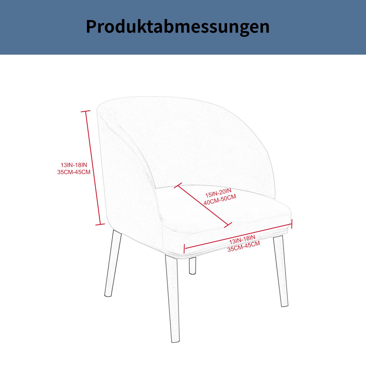 BYSURE Stuhlbezug, Halbrunder Esszimmerstuhlbezug Gebogener Stuhlbezug günstig online kaufen