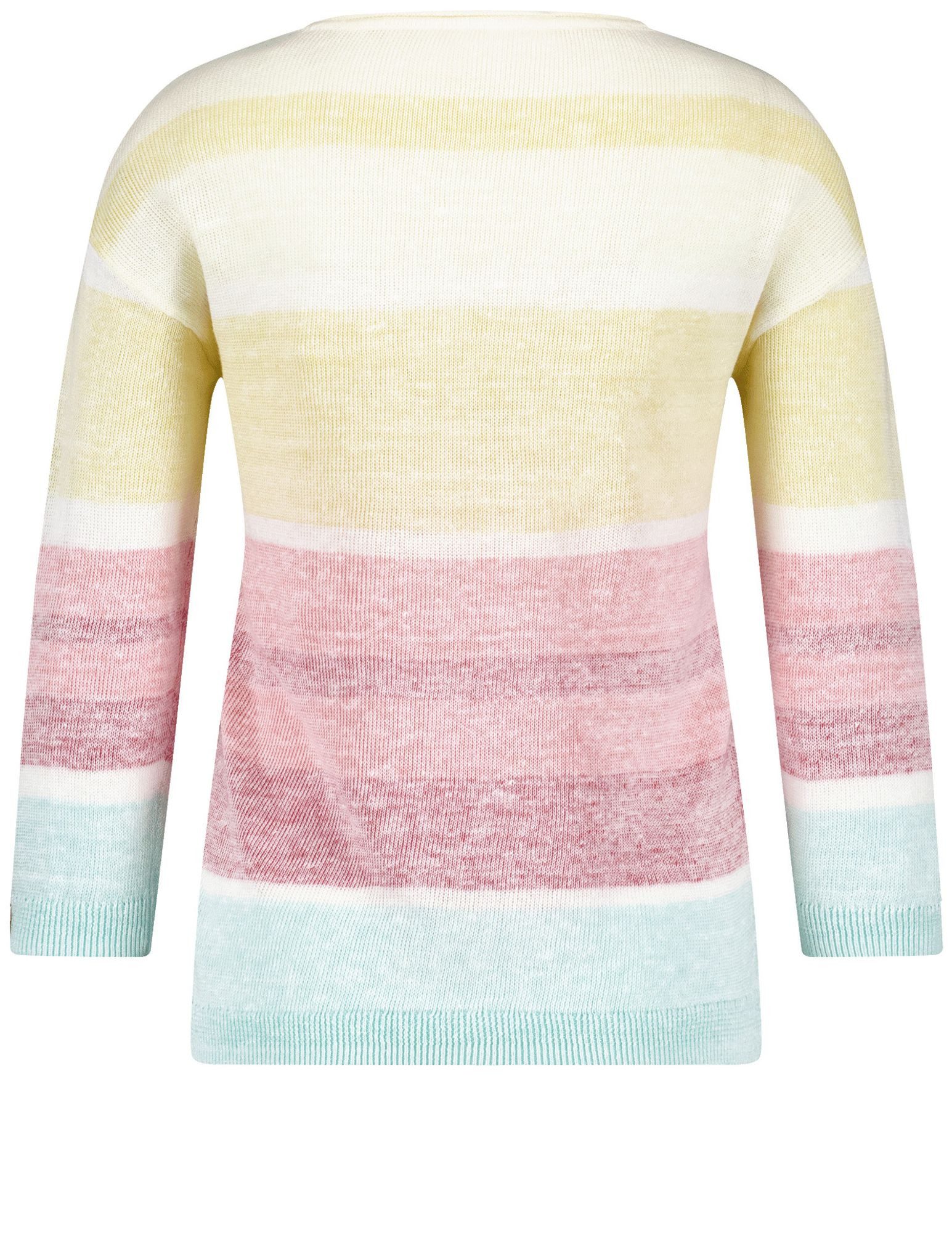 GERRY WEBER Rundhalspullover 270534-44730 Colourblocking